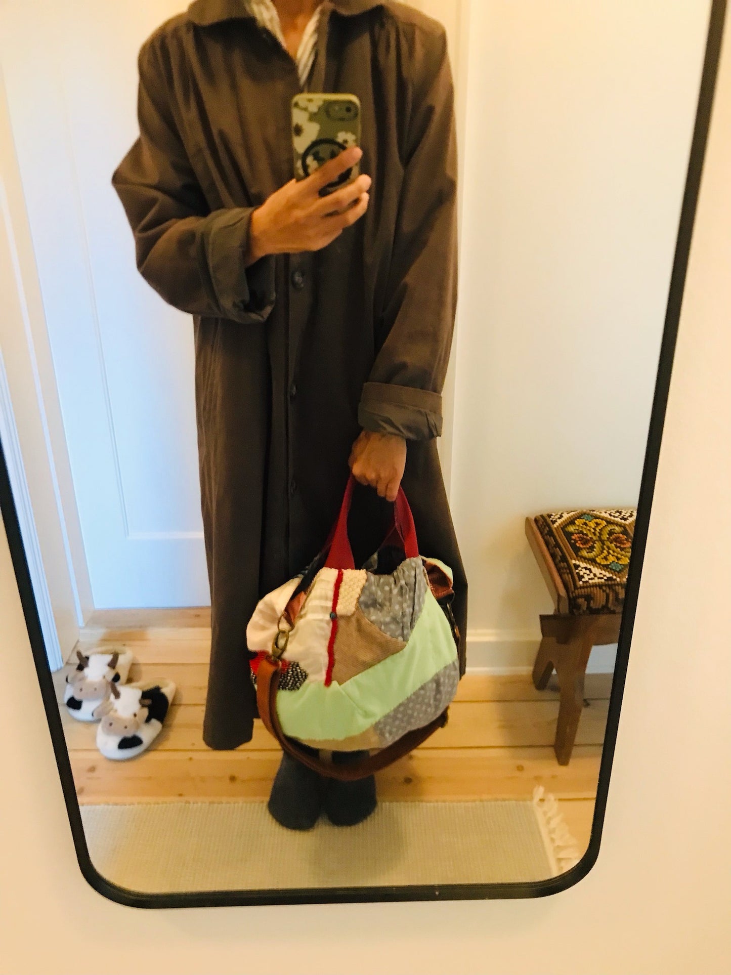 【Reserved items ご予約品】Marghe 様　ご注文品　Bag 手縫いのバッグ　布製　スローファッション　ハンドメイド　2078