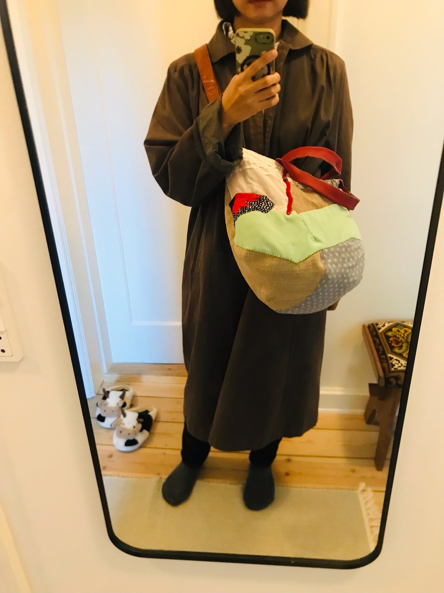 【Reserved items ご予約品】Marghe 様　ご注文品　Bag 手縫いのバッグ　布製　スローファッション　ハンドメイド　2078