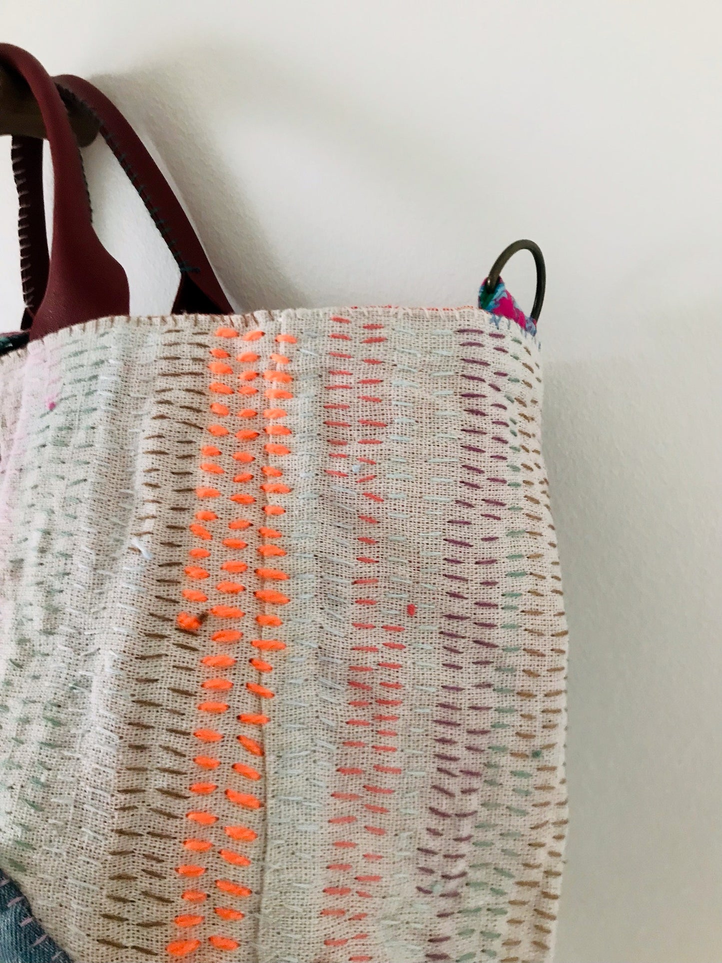 【Reserved items ご予約品】Tintoretto11様　ご注文品　Bag 手縫いのバッグ　布製　スローファッション　ハンドメイド　2078 (コピー)