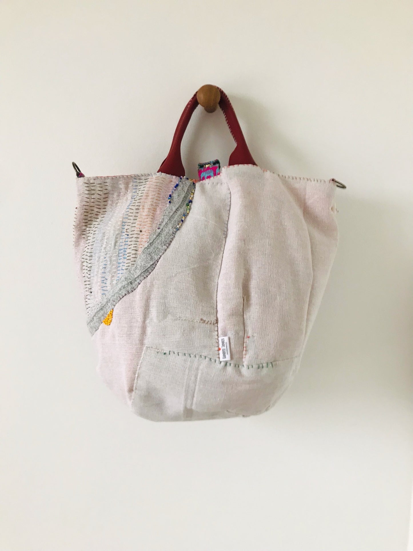 【Reserved items ご予約品】Tintoretto11様　ご注文品　Bag 手縫いのバッグ　布製　スローファッション　ハンドメイド　2078 (コピー)