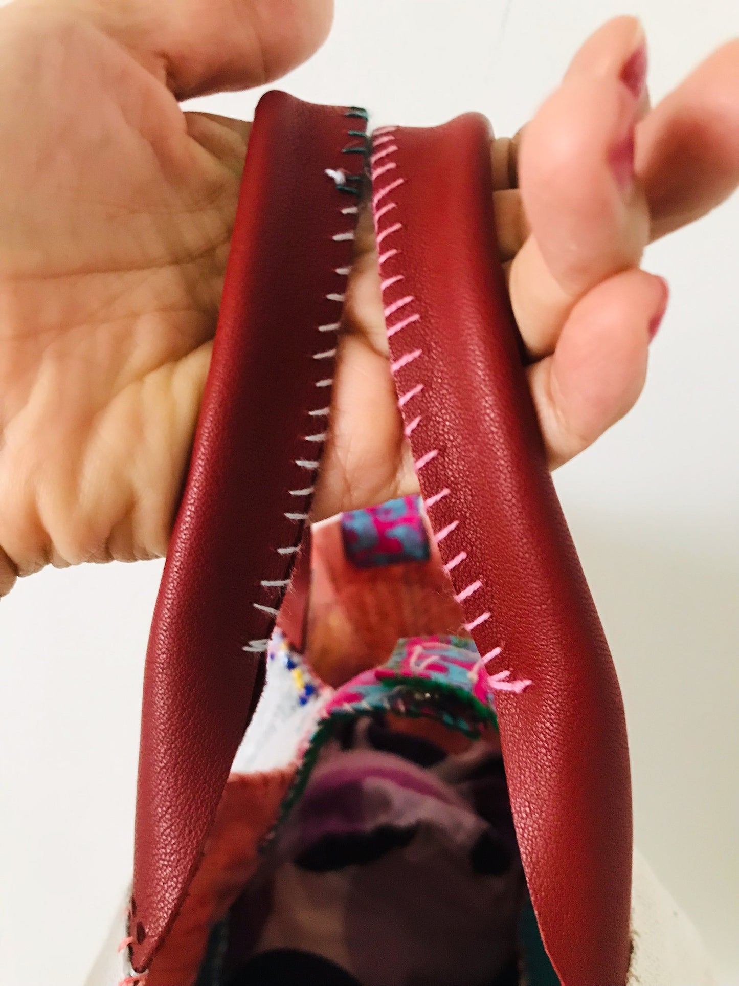 【Reserved items ご予約品】Tintoretto11様　ご注文品　Bag 手縫いのバッグ　布製　スローファッション　ハンドメイド　2078 (コピー)
