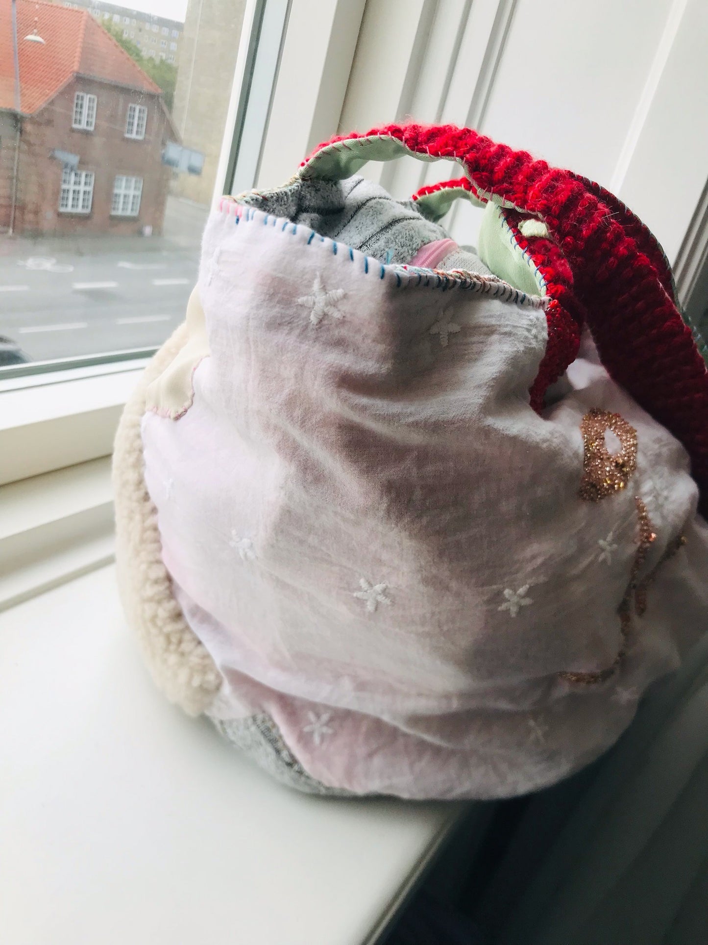 [Reserved items] Cris' order Bag Hand-sewn bag Fabric Slow fashion Handmade 2087