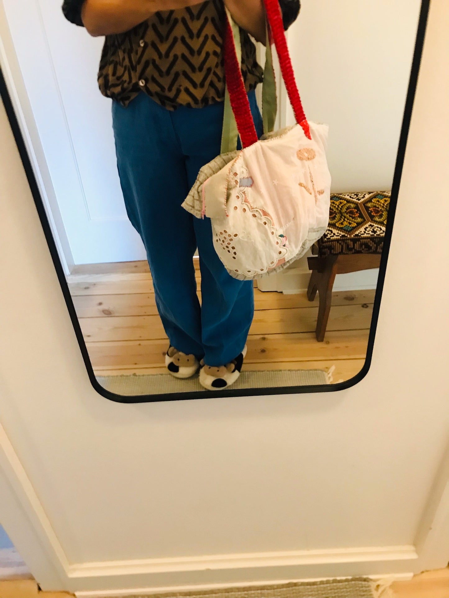 [Reserved items] Cris' order Bag Hand-sewn bag Fabric Slow fashion Handmade 2087