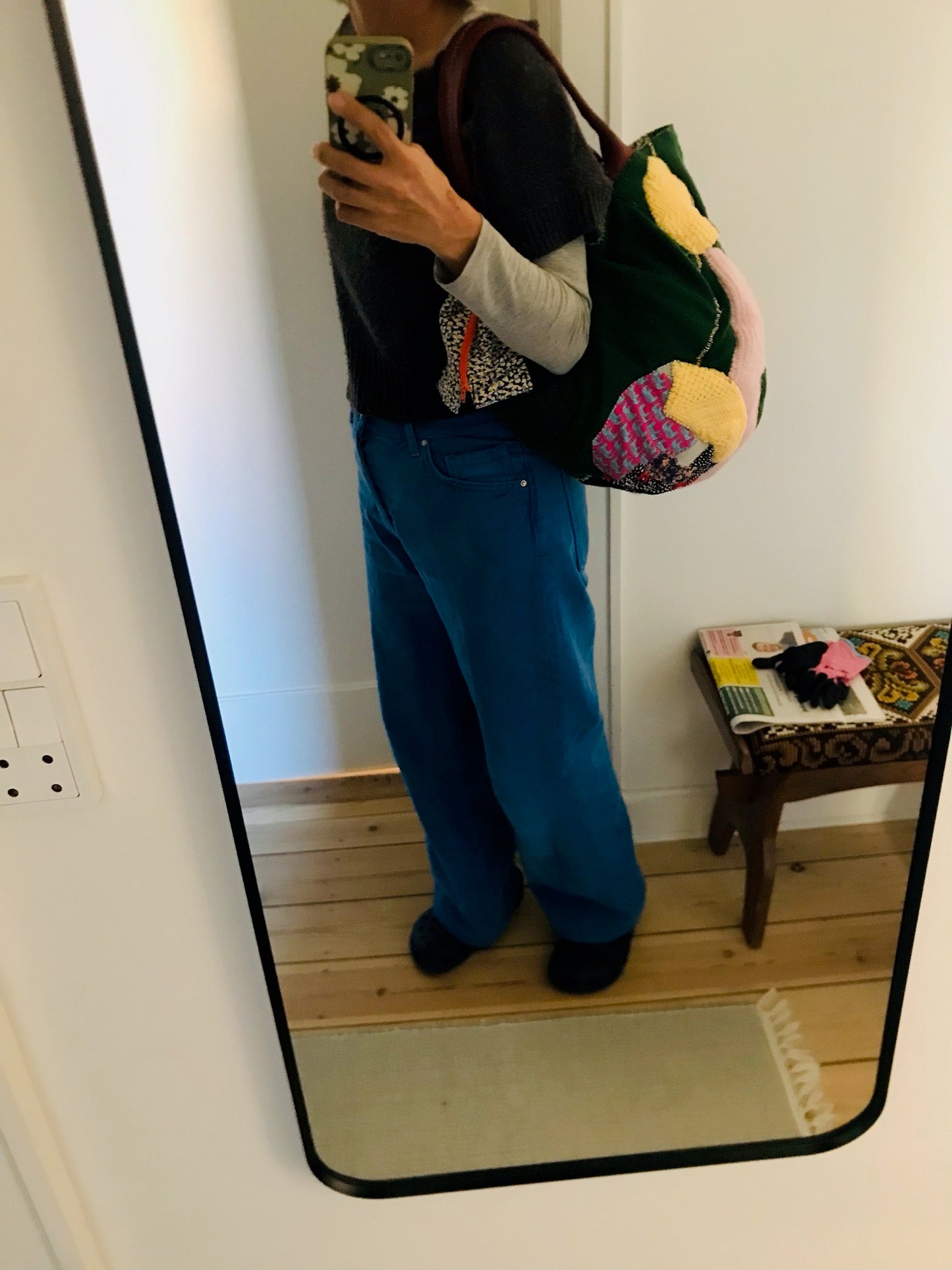 【Reserved items ご予約品】kururunooka様　ご注文品　Bag 手縫いのバッグ　布製　スローファッション　ハンドメイド　2088