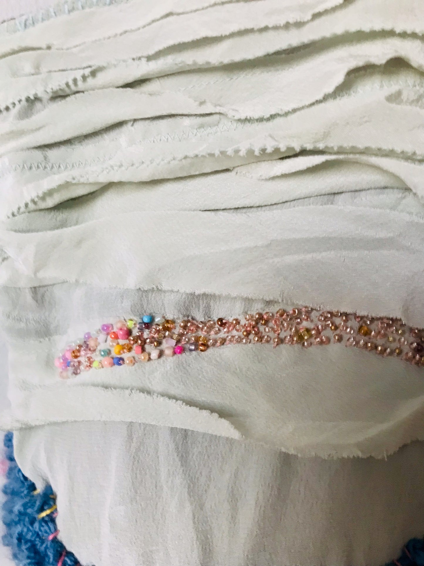 Bag   手縫いのバッグ　布製　トートバッグ　スローファッション　ハンドメイド　2086