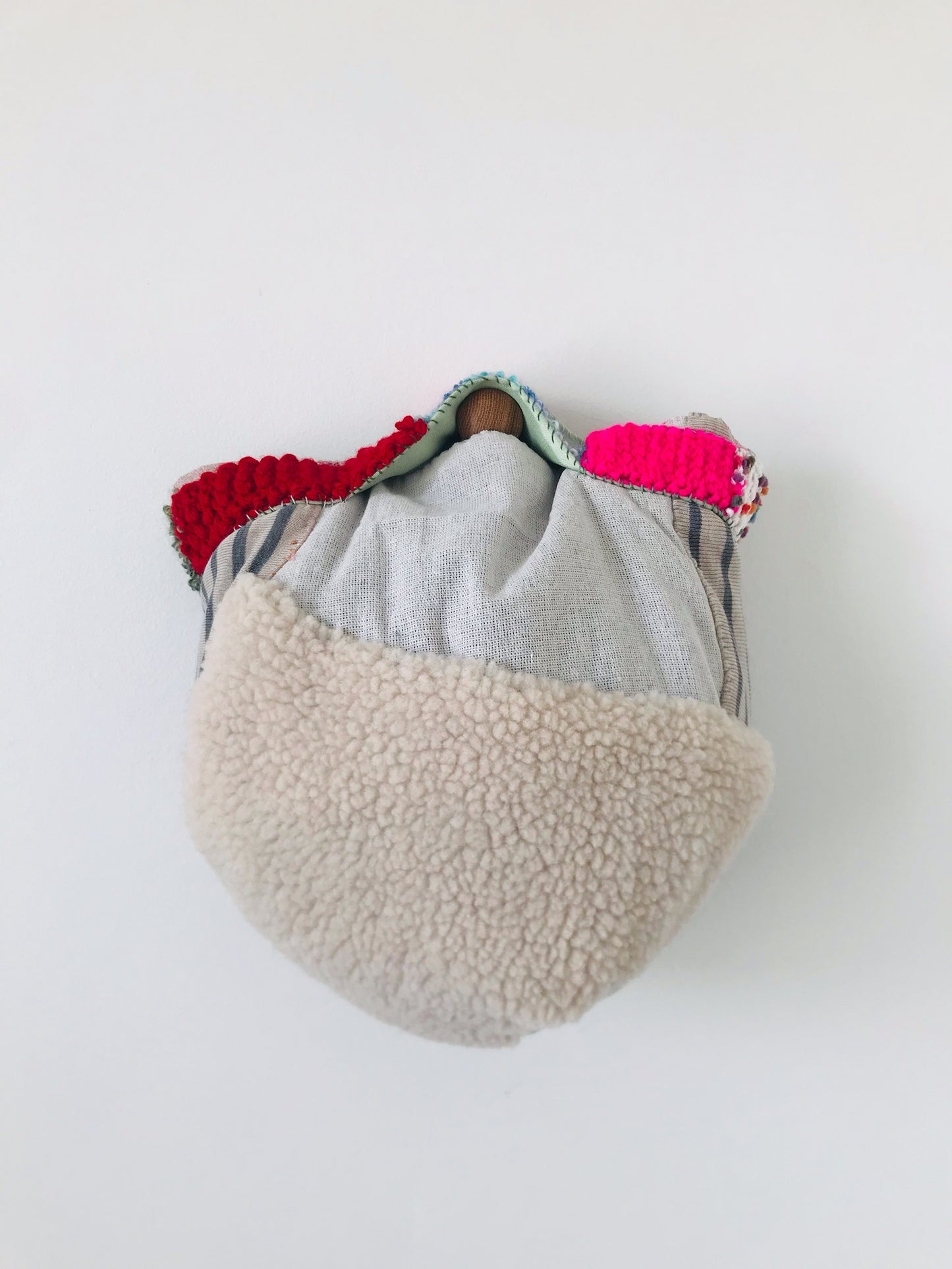 Bag   手縫いのバッグ　布製　トートバッグ　スローファッション　ハンドメイド　2091