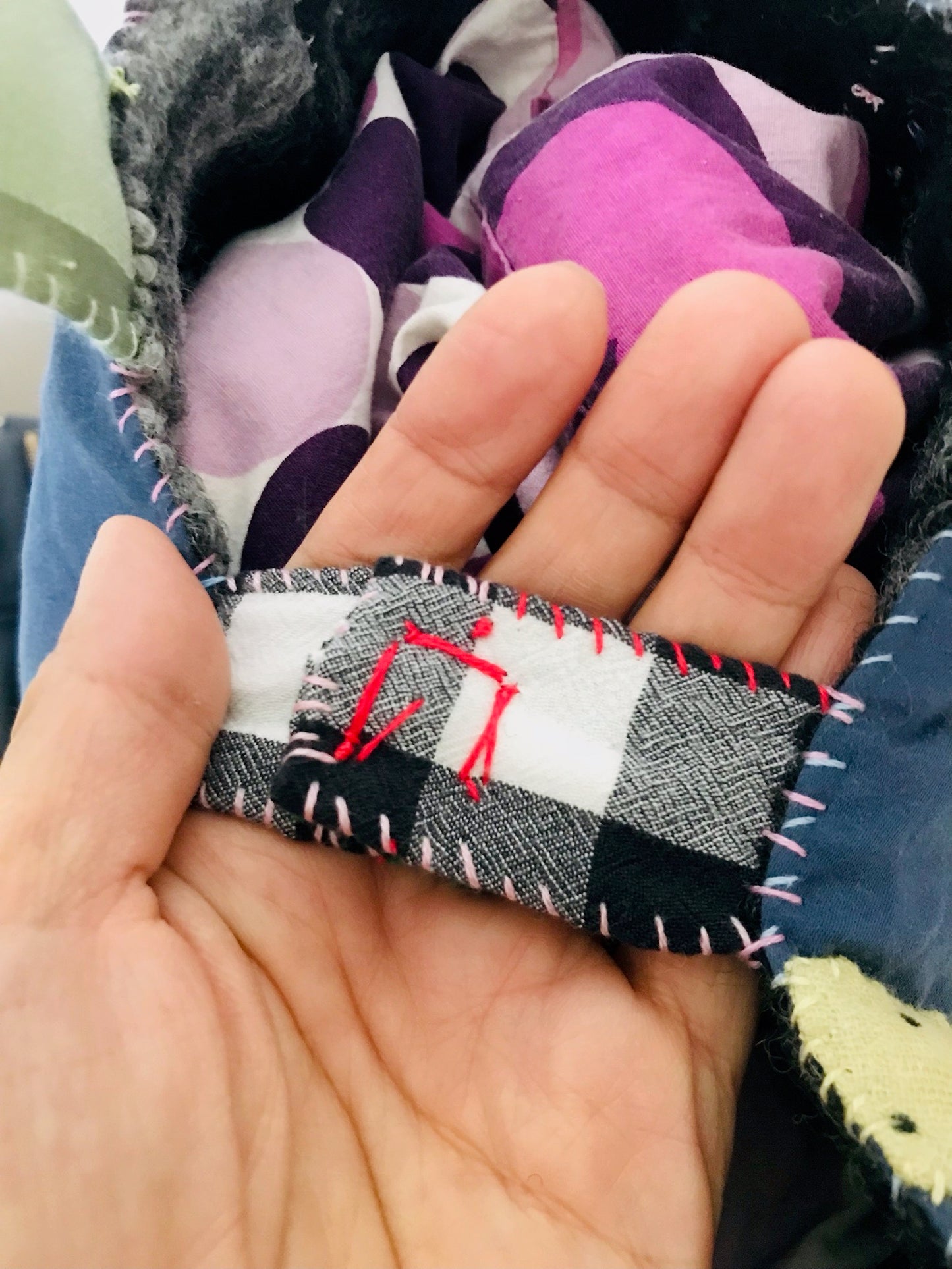 [Reserved items] N-san's order Bag Hand-sewn bag Fabric Slow fashion Handmade 2092