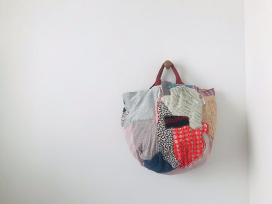 Bag Hand-sewn bag Fabric tote bag Slow fashion Handmade 2097