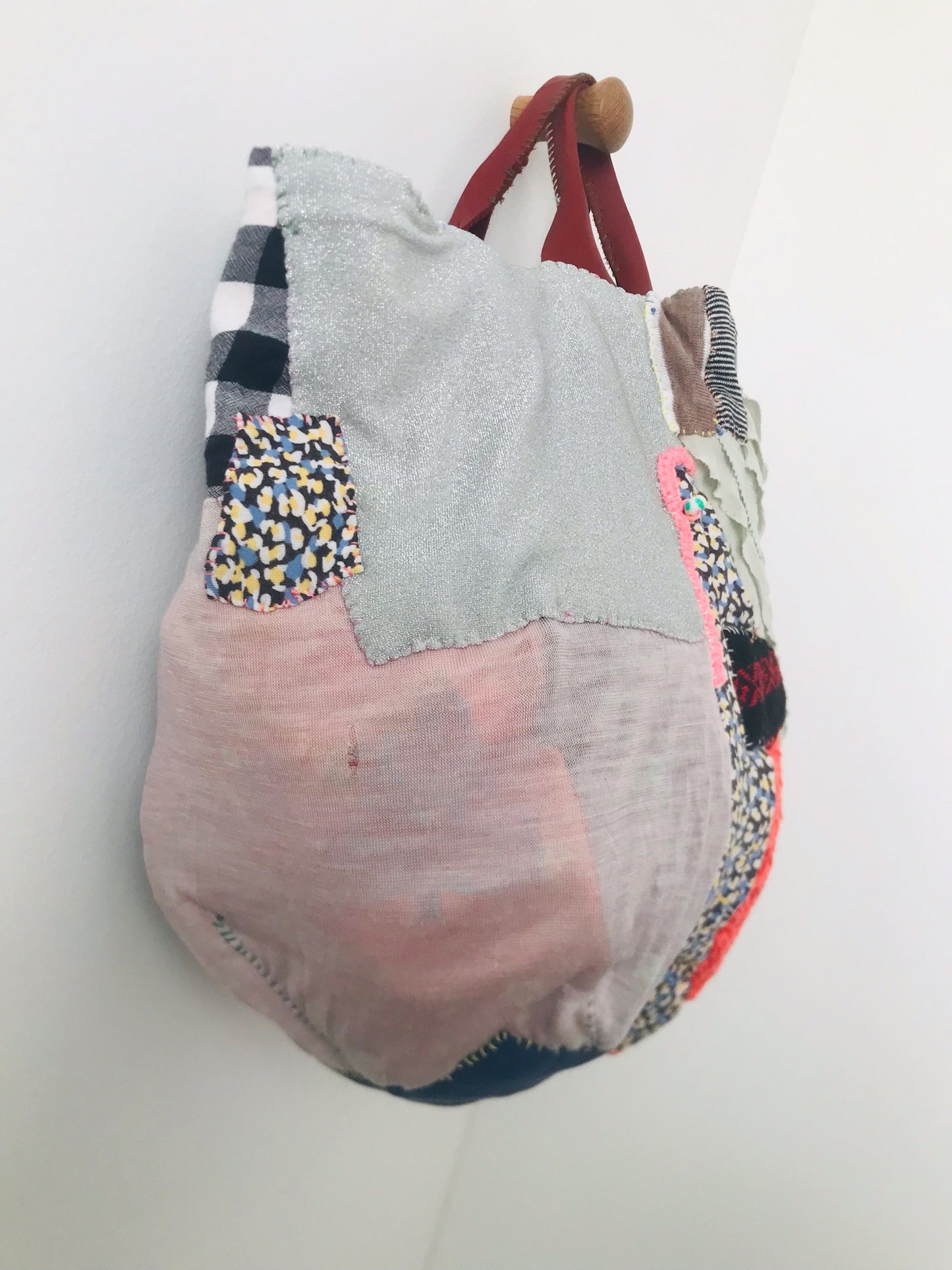 Bag Hand-sewn bag Fabric tote bag Slow fashion Handmade 2097