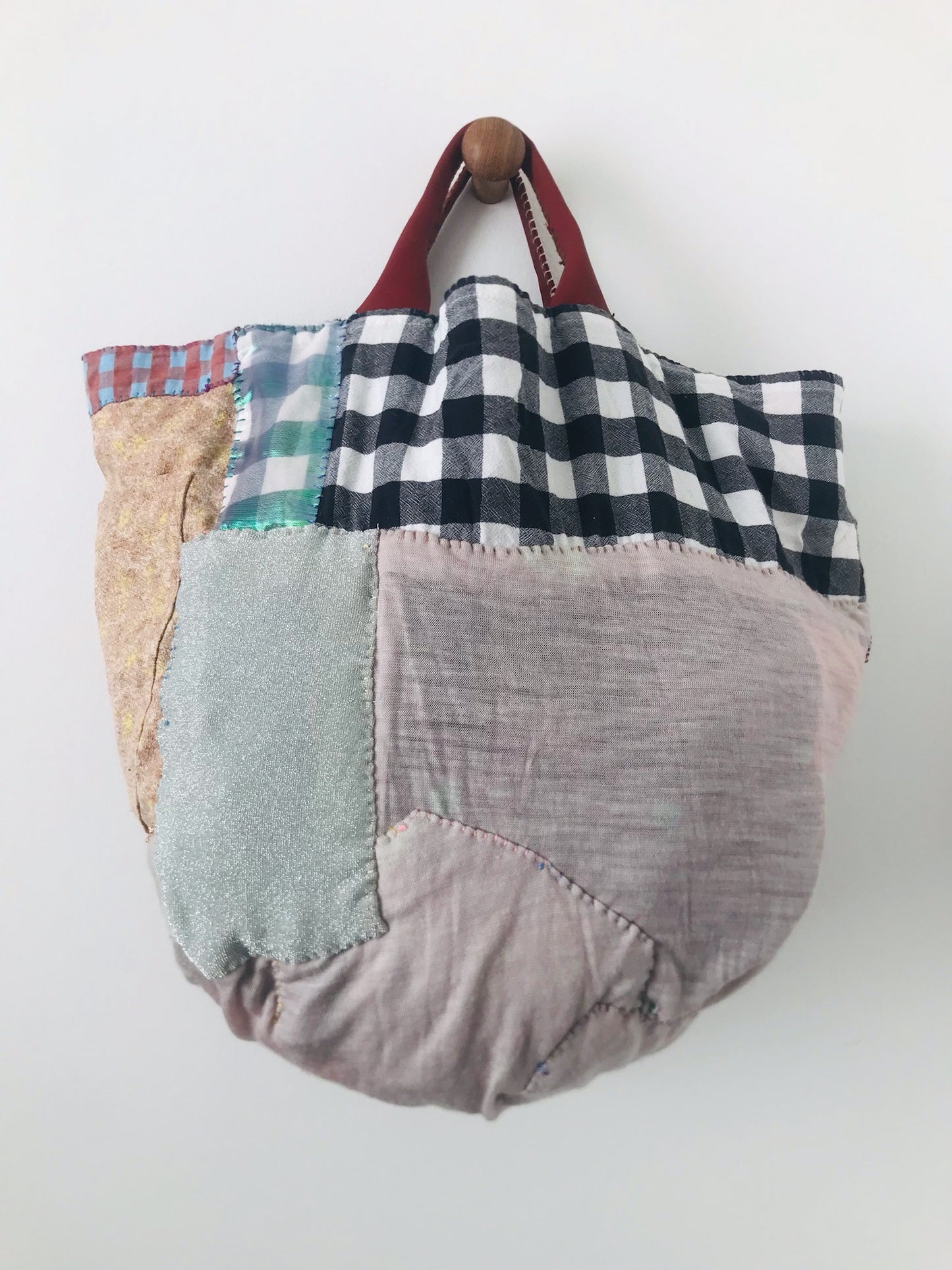 Bag Hand-sewn bag Fabric tote bag Slow fashion Handmade 2097