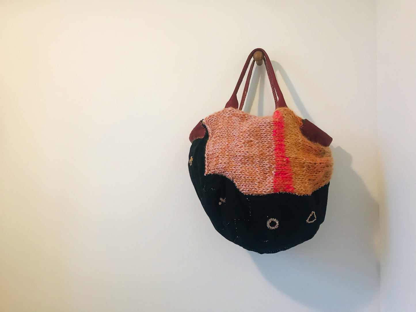 Bag Hand-sewn bag Fabric tote bag Slow fashion Handmade 2099