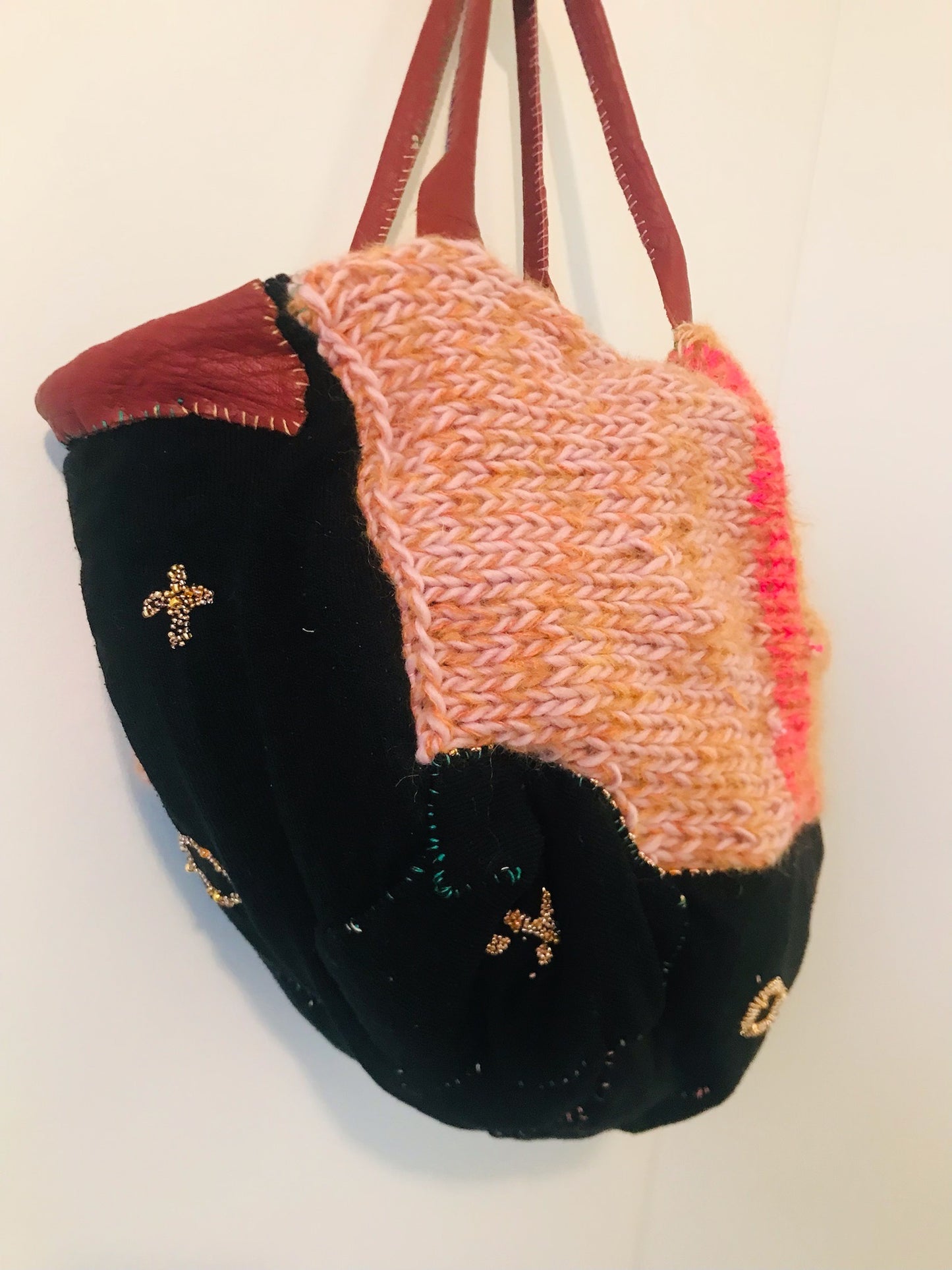 Bag Hand-sewn bag Fabric tote bag Slow fashion Handmade 2099