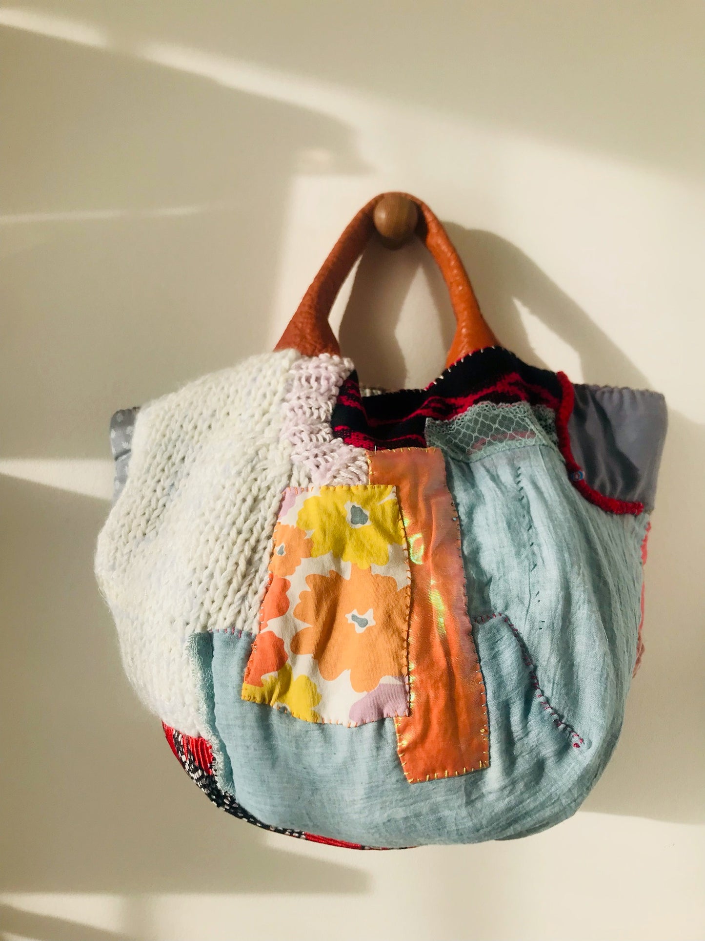 Bag Hand-sewn bag Fabric tote bag Slow fashion Handmade 2103