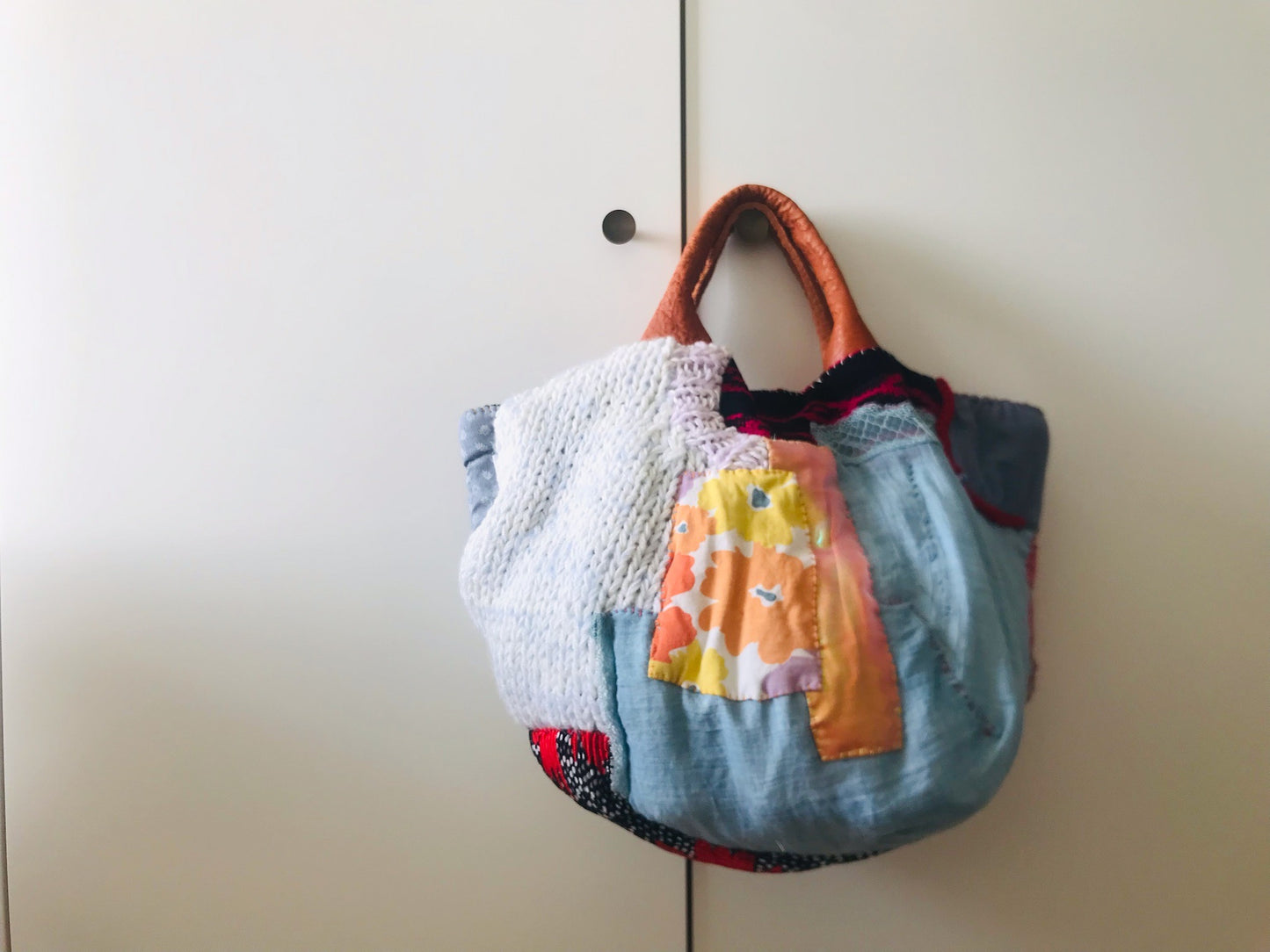 Bag Hand-sewn bag Fabric tote bag Slow fashion Handmade 2103