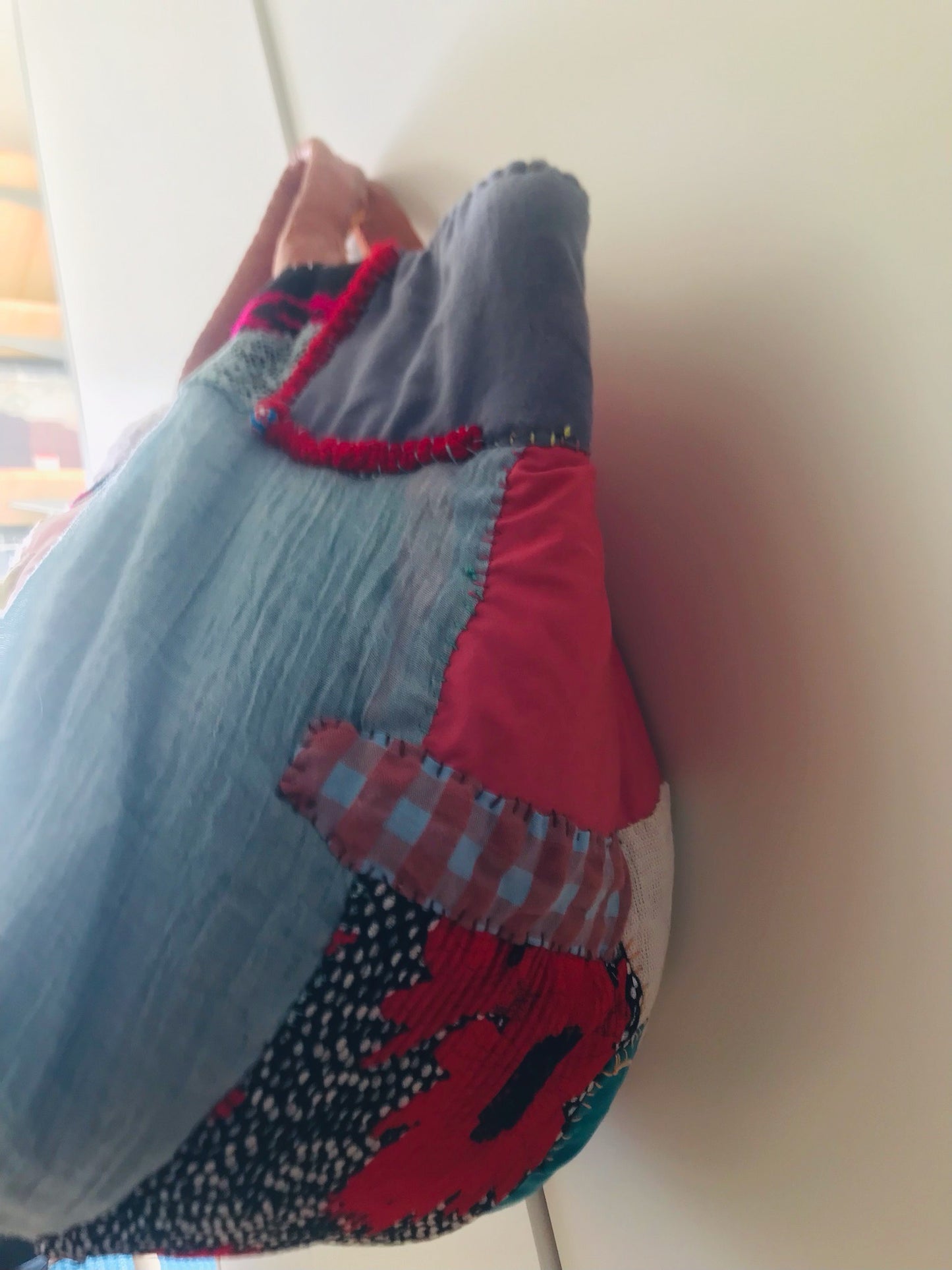 Bag Hand-sewn bag Fabric tote bag Slow fashion Handmade 2103