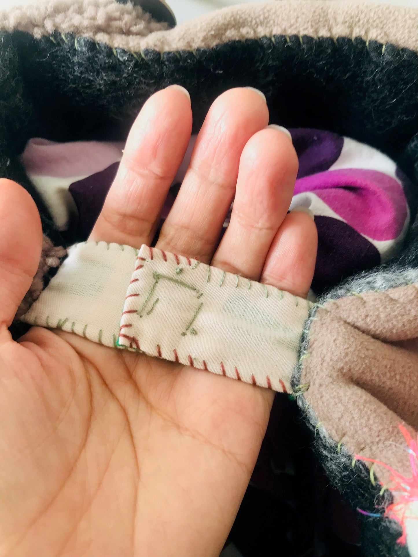 Bag Hand-sewn bag Fabric tote bag Slow fashion Handmade 2105