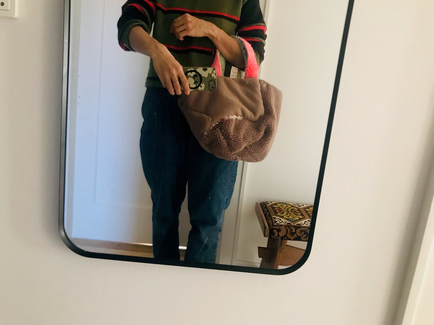 Bag Hand-sewn bag Fabric tote bag Slow fashion Handmade 2105