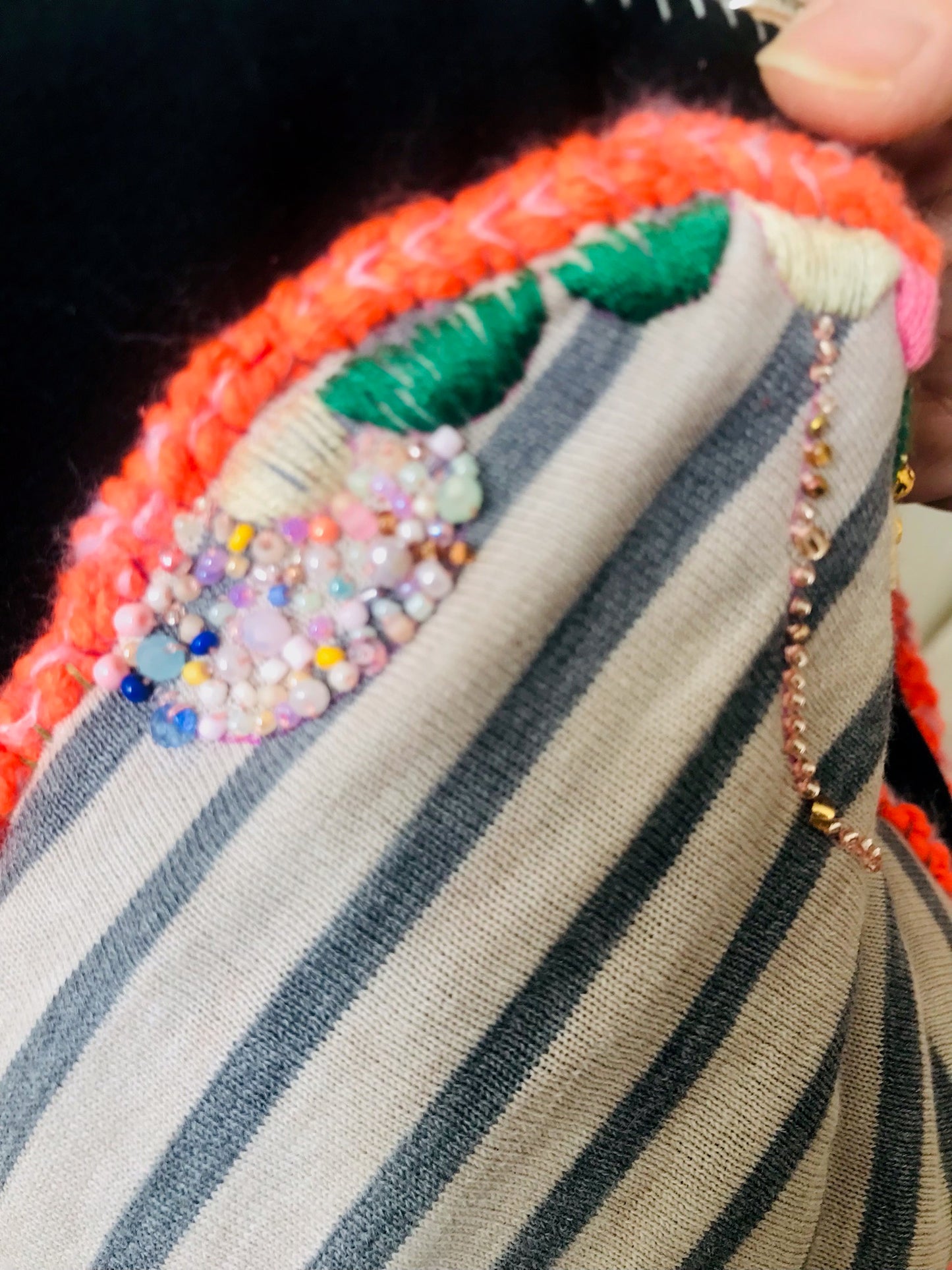 Bag   手縫いのバッグ　布製　トートバッグ　スローファッション　ハンドメイド　2107