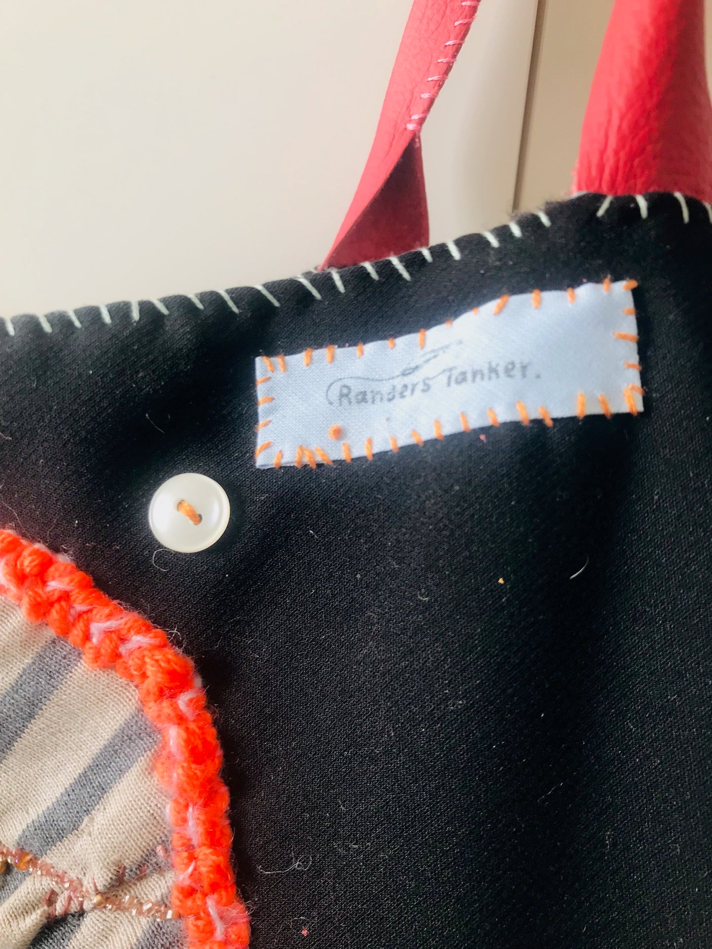 Bag   手縫いのバッグ　布製　トートバッグ　スローファッション　ハンドメイド　2107