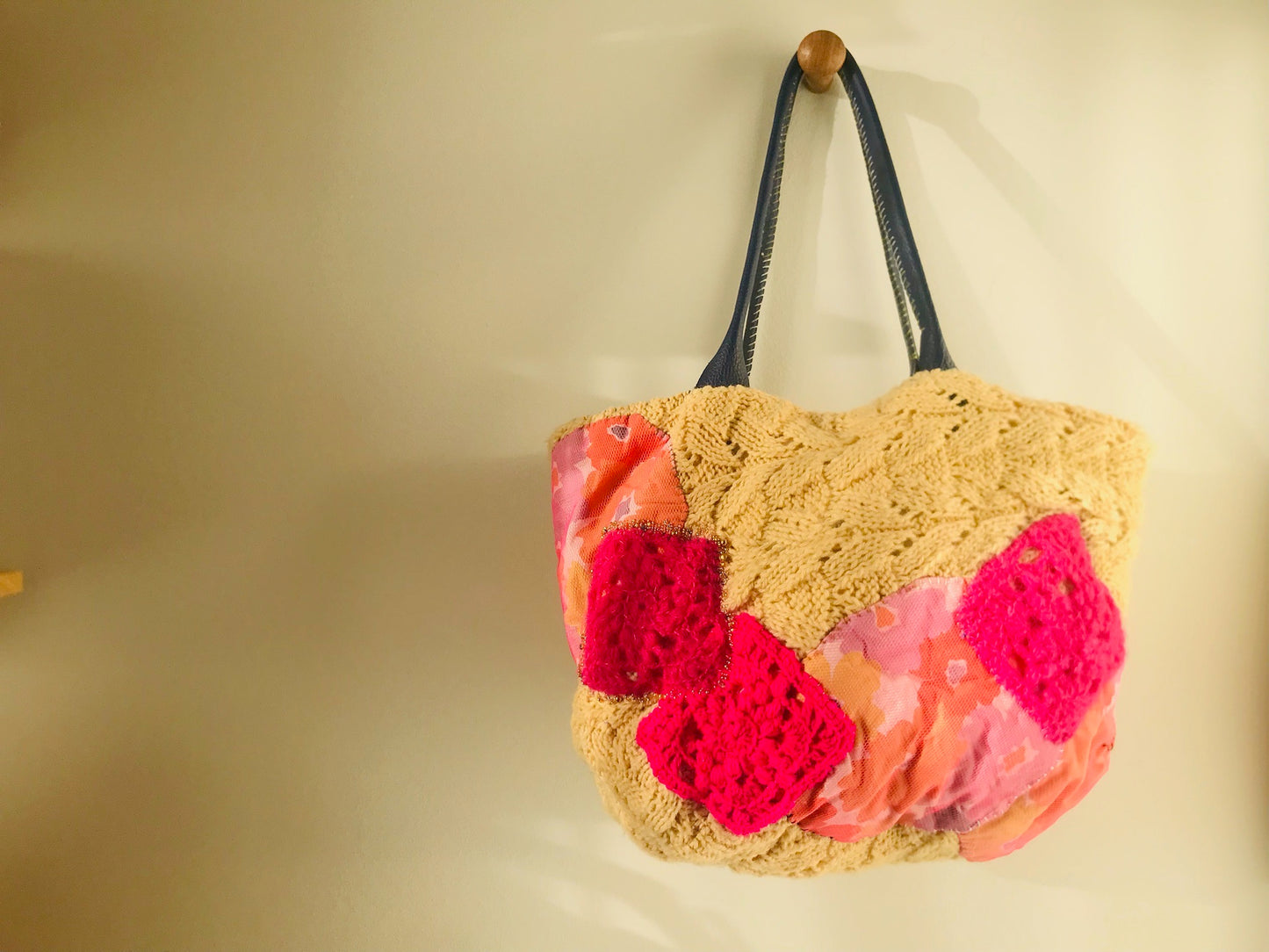 Bag Hand-sewn bag Fabric tote bag Slow fashion Handmade 2108