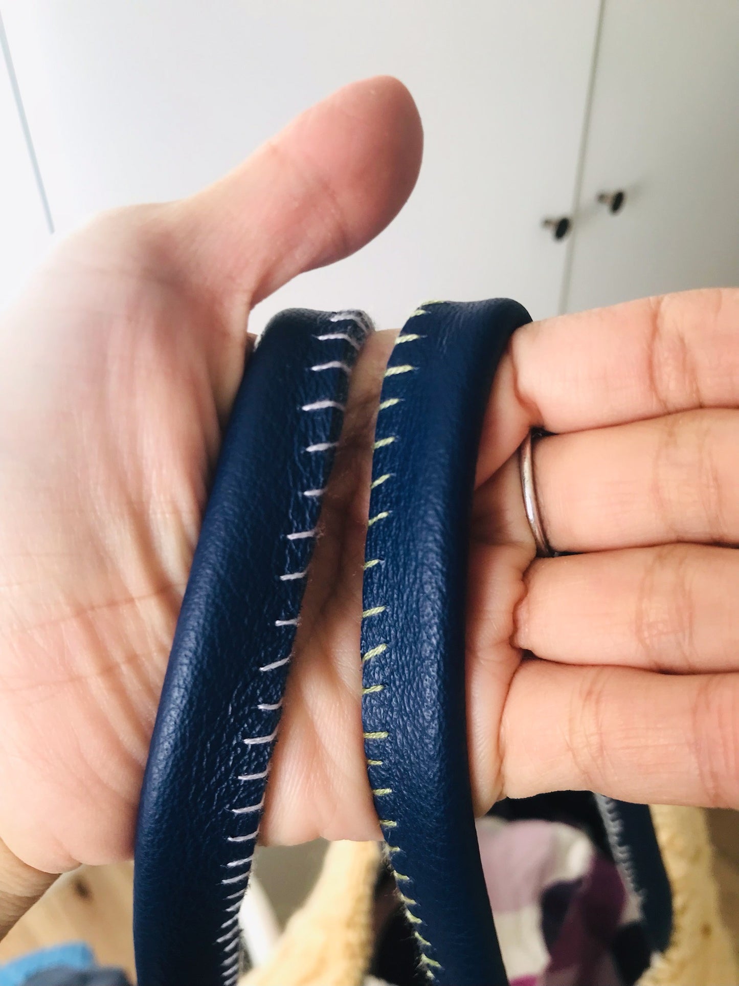 Bag Hand-sewn bag Fabric tote bag Slow fashion Handmade 2108