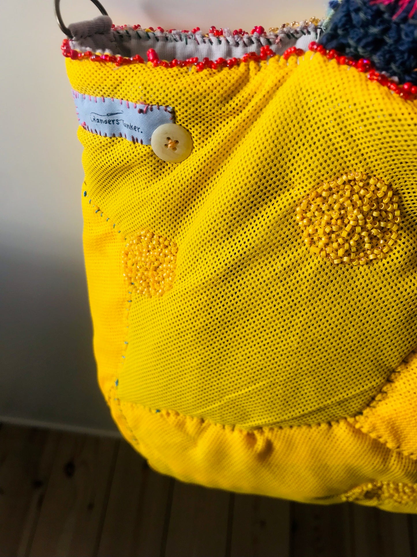 Bag Hand-sewn bag Fabric tote bag Slow fashion Handmade 2166