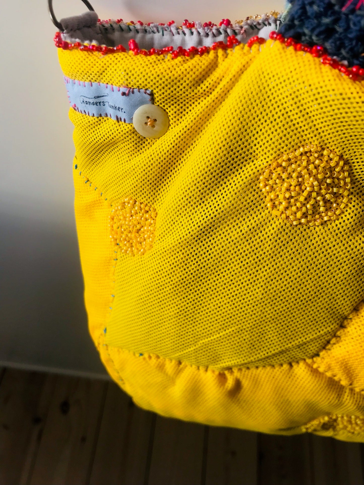 Bag Hand-sewn bag Fabric tote bag Slow fashion Handmade 2166