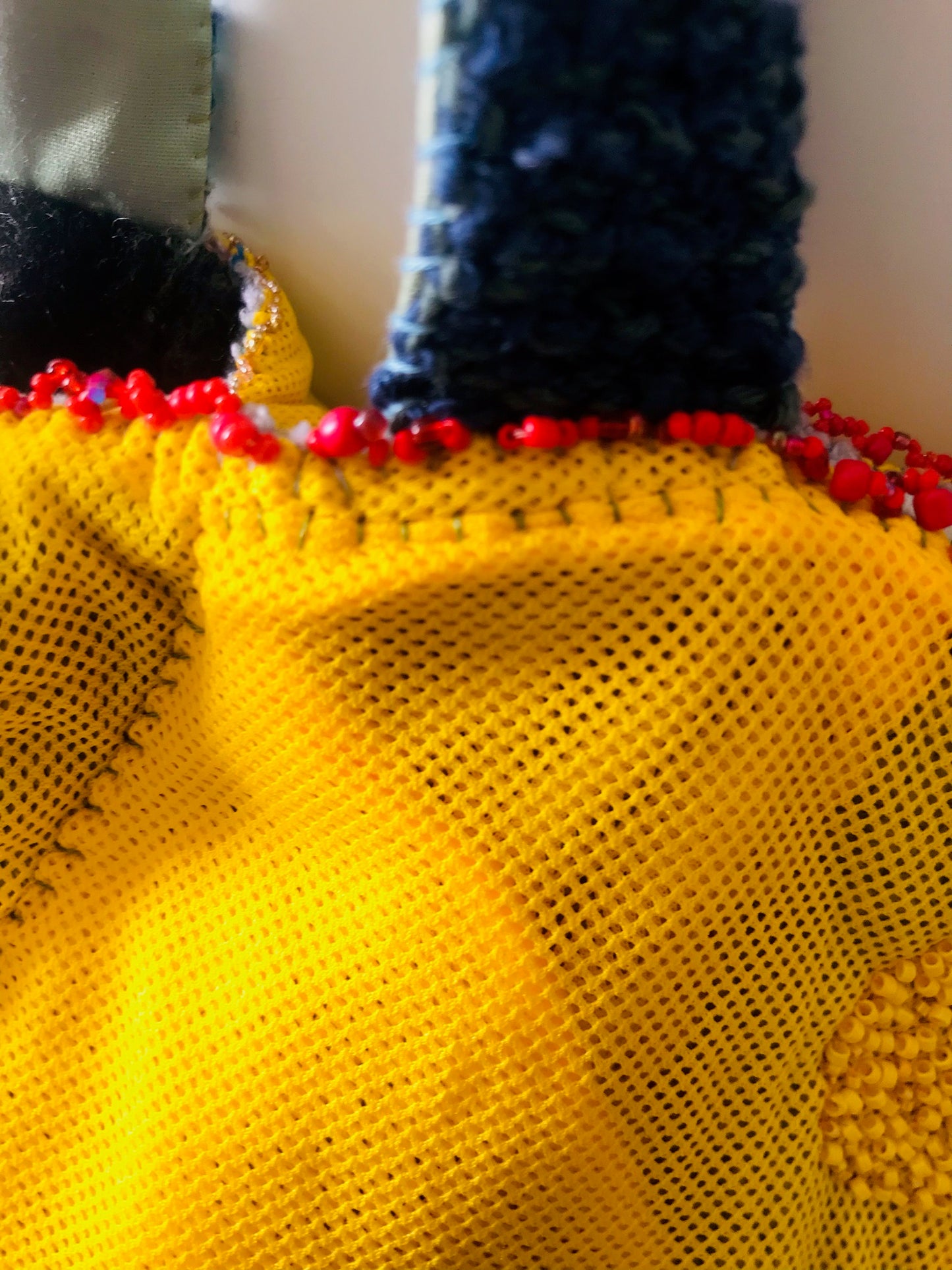 Bag Hand-sewn bag Fabric tote bag Slow fashion Handmade 2166