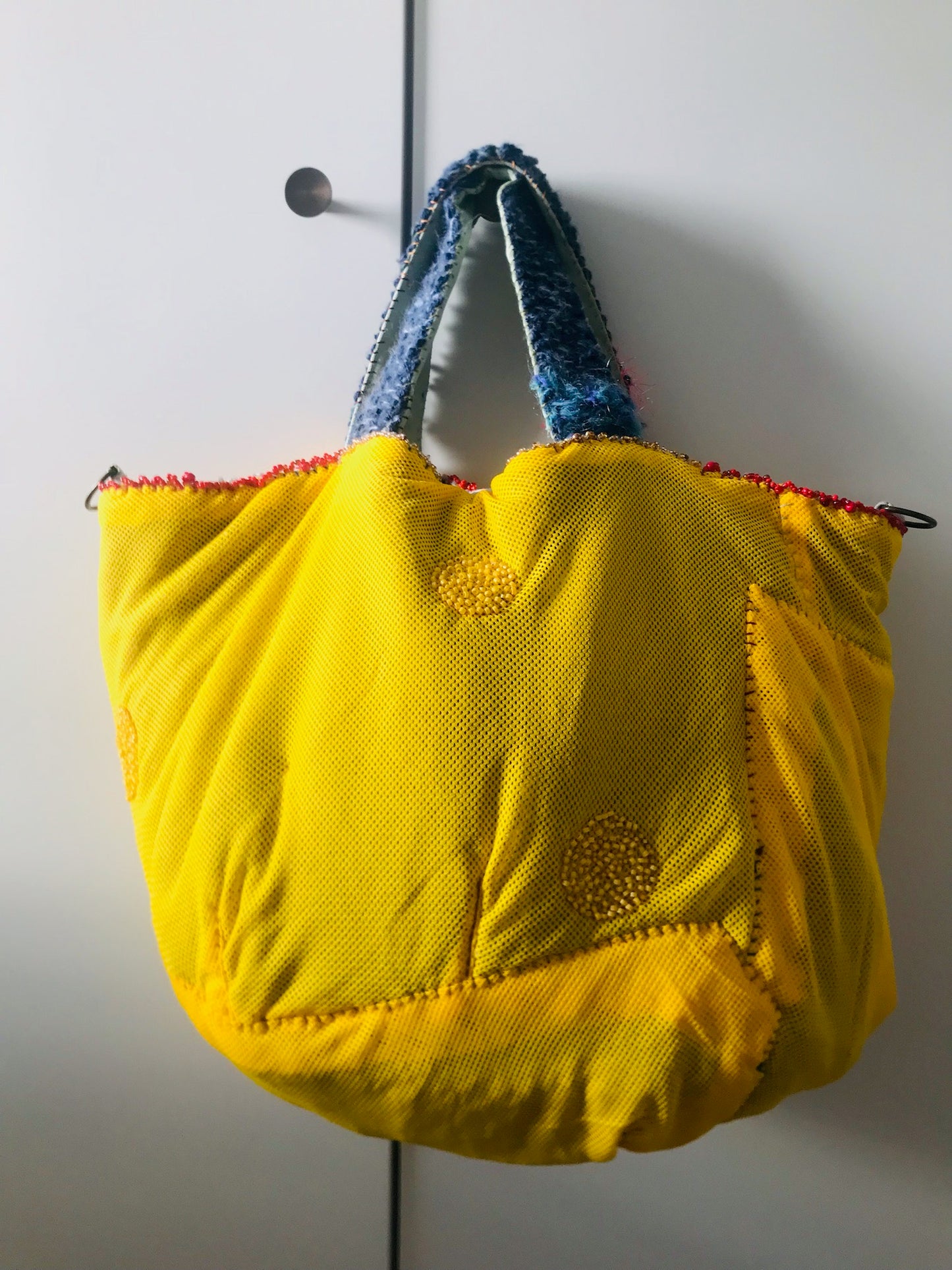 Bag Hand-sewn bag Fabric tote bag Slow fashion Handmade 2166