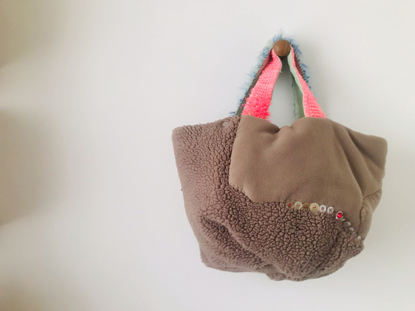 Bag Hand-sewn bag Fabric tote bag Slow fashion Handmade 2105