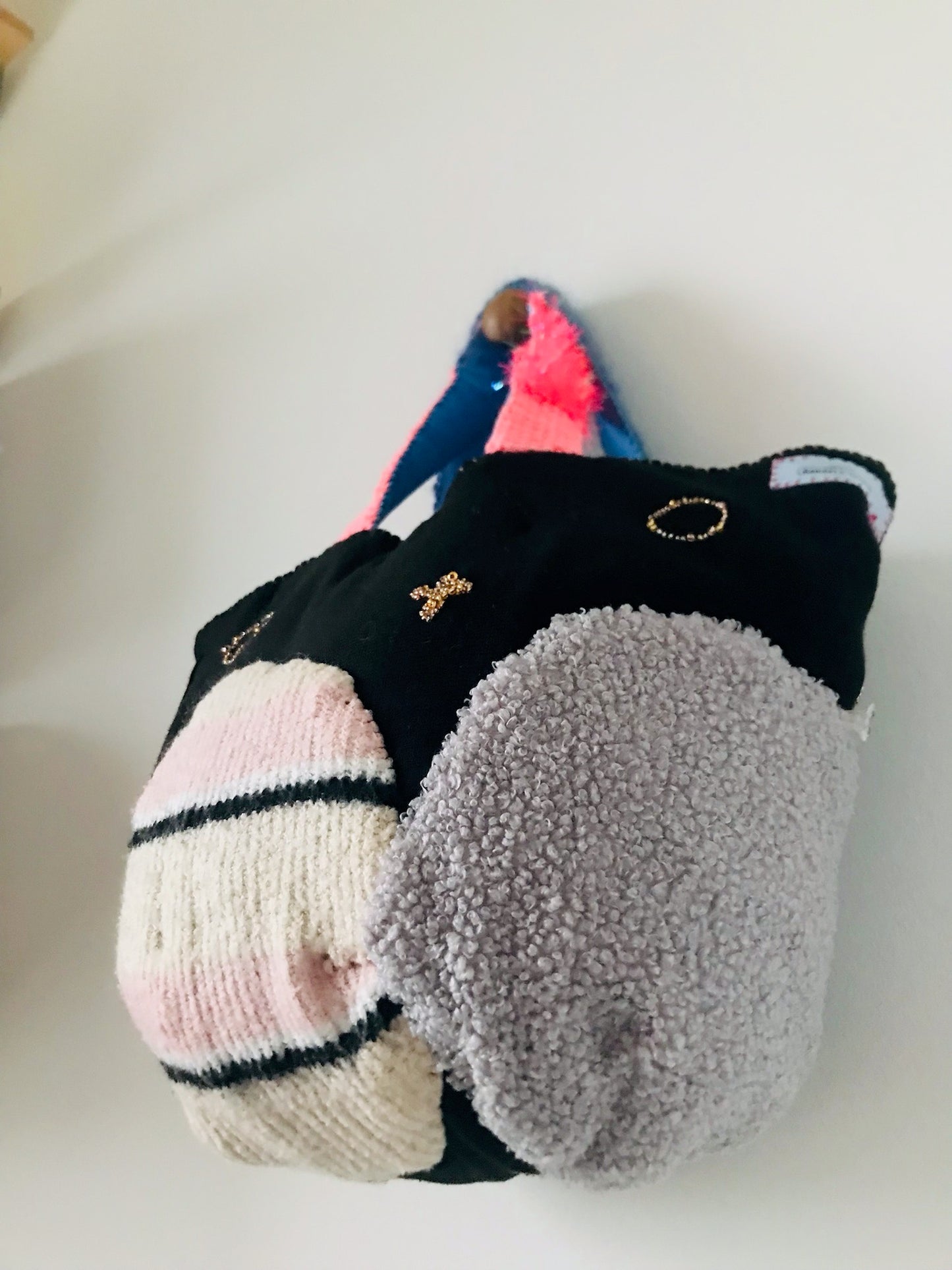 Bag Hand-sewn bag Fabric tote bag Slow fashion Handmade 2113