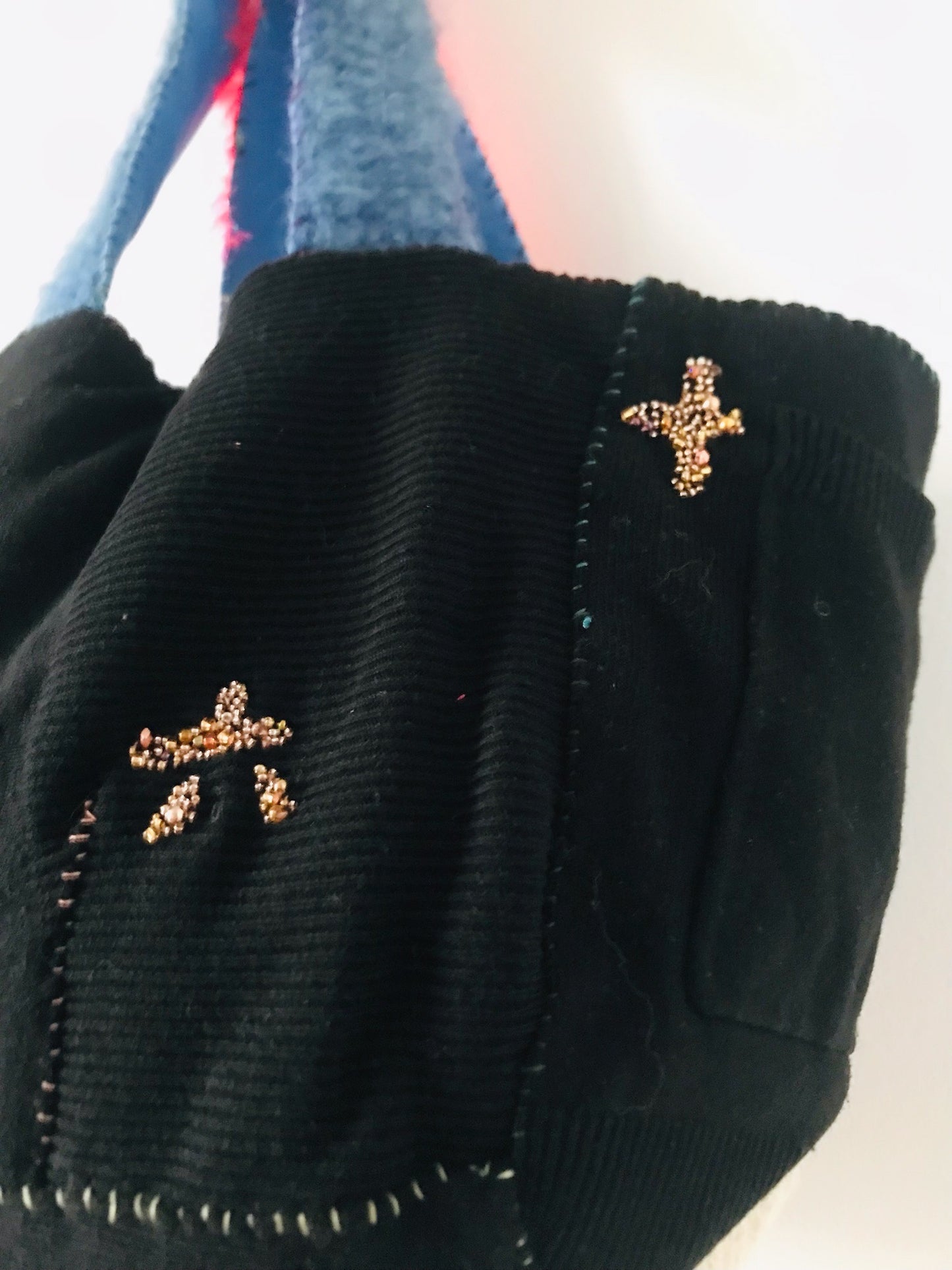 Bag Hand-sewn bag Fabric tote bag Slow fashion Handmade 2113