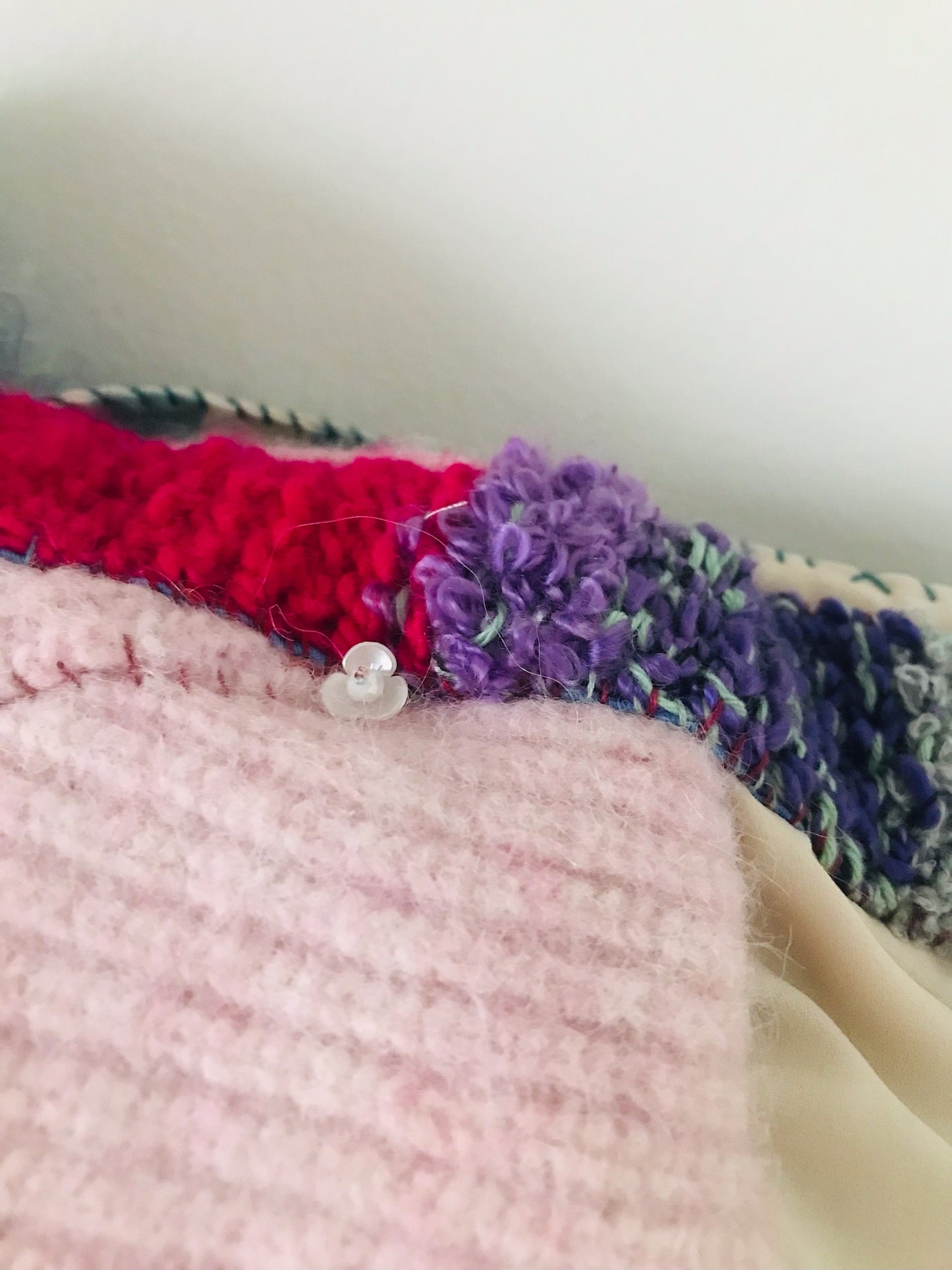 Bag   手縫いのバッグ　布製　トートバッグ　スローファッション　ハンドメイド　2123