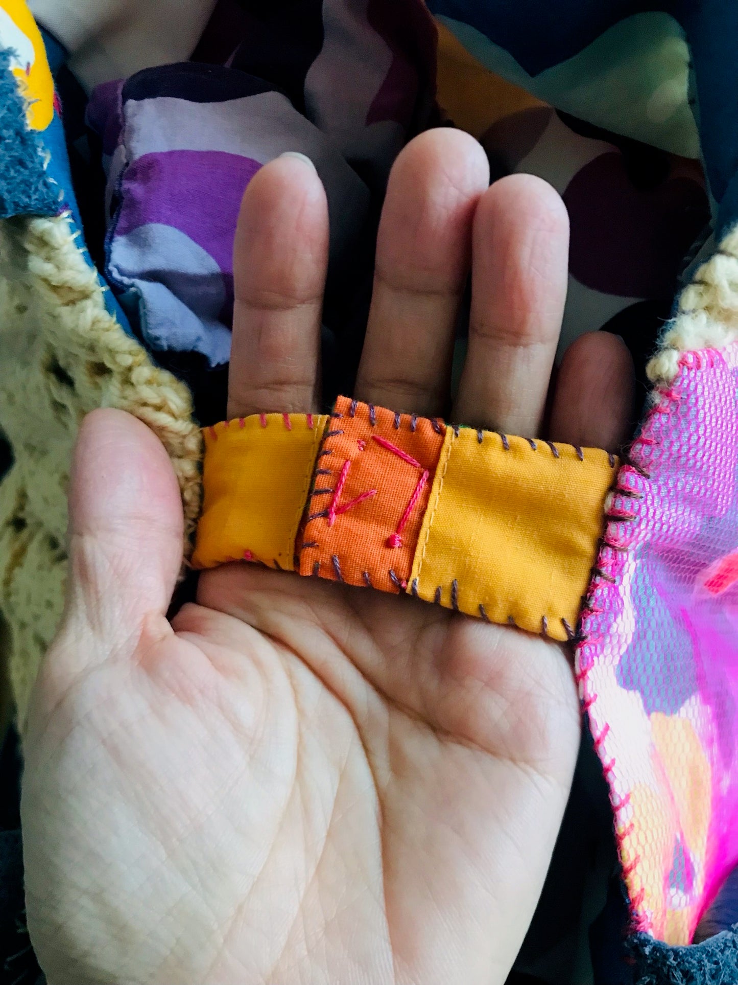 【Reserved items ご予約品】はる様　ご注文品　Bag 手縫いのバッグ　布製　スローファッション　ハンドメイド　2点