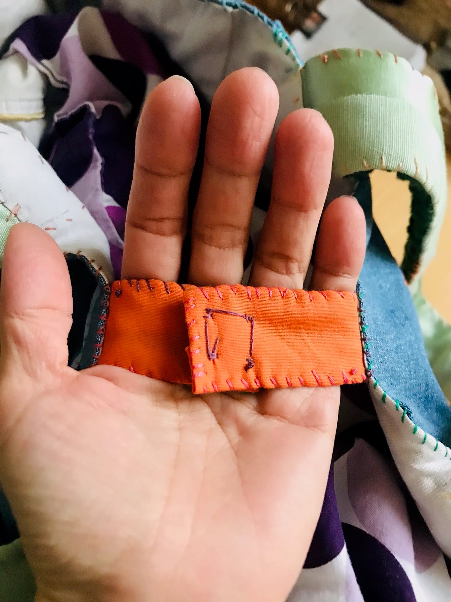 【Reserved items ご予約品】はる様　ご注文品　Bag 手縫いのバッグ　布製　スローファッション　ハンドメイド　2点