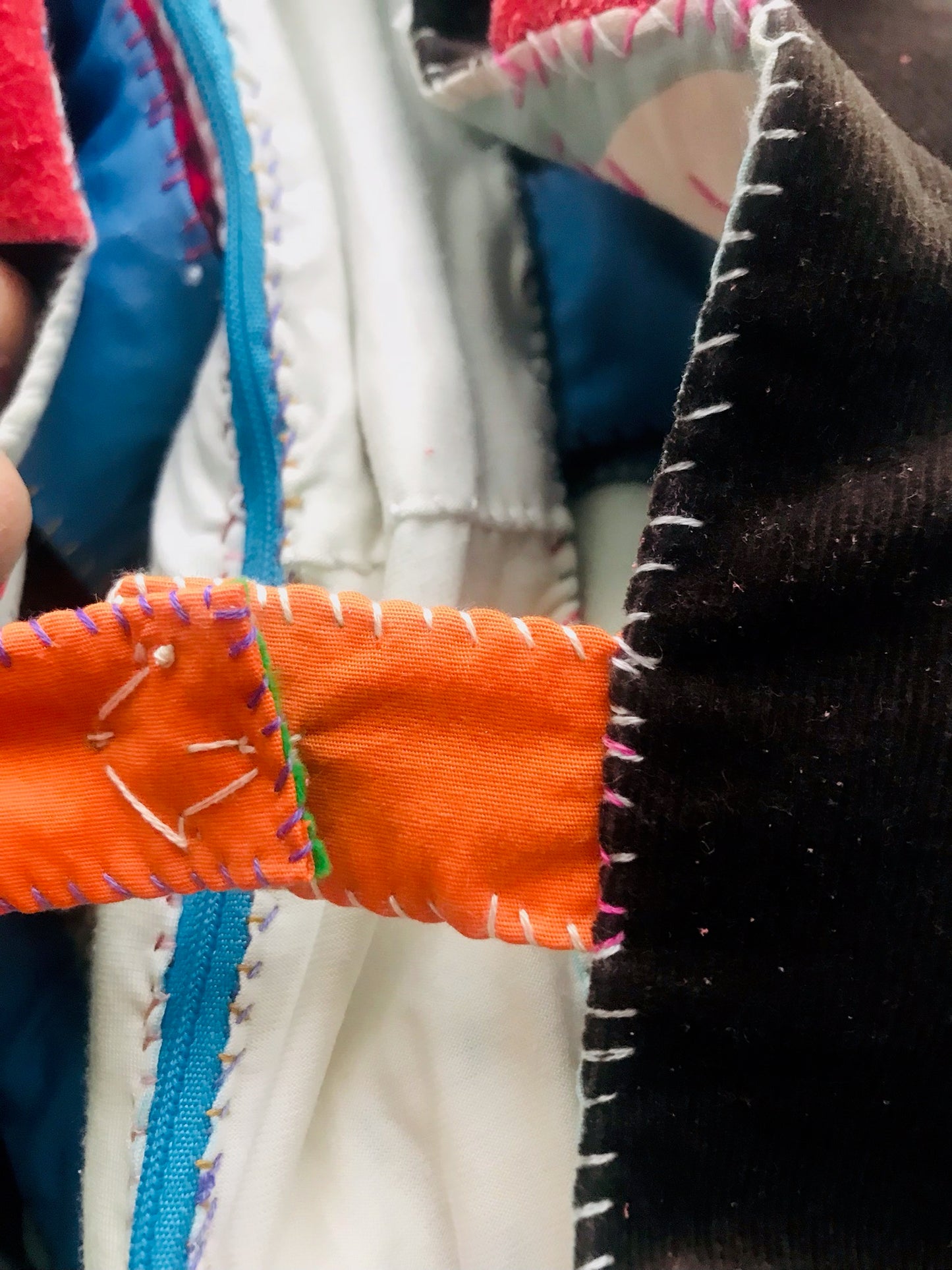 [Reserved items] Zhang Cassie's order Bag Hand-sewn bag Fabric Slow fashion Handmade 2128