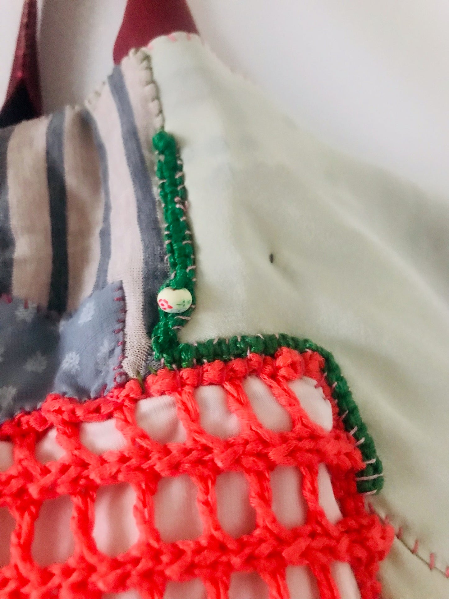 [Reserved items] Zhang Cassie's order Bag Hand-sewn bag Fabric Slow fashion Handmade 2127