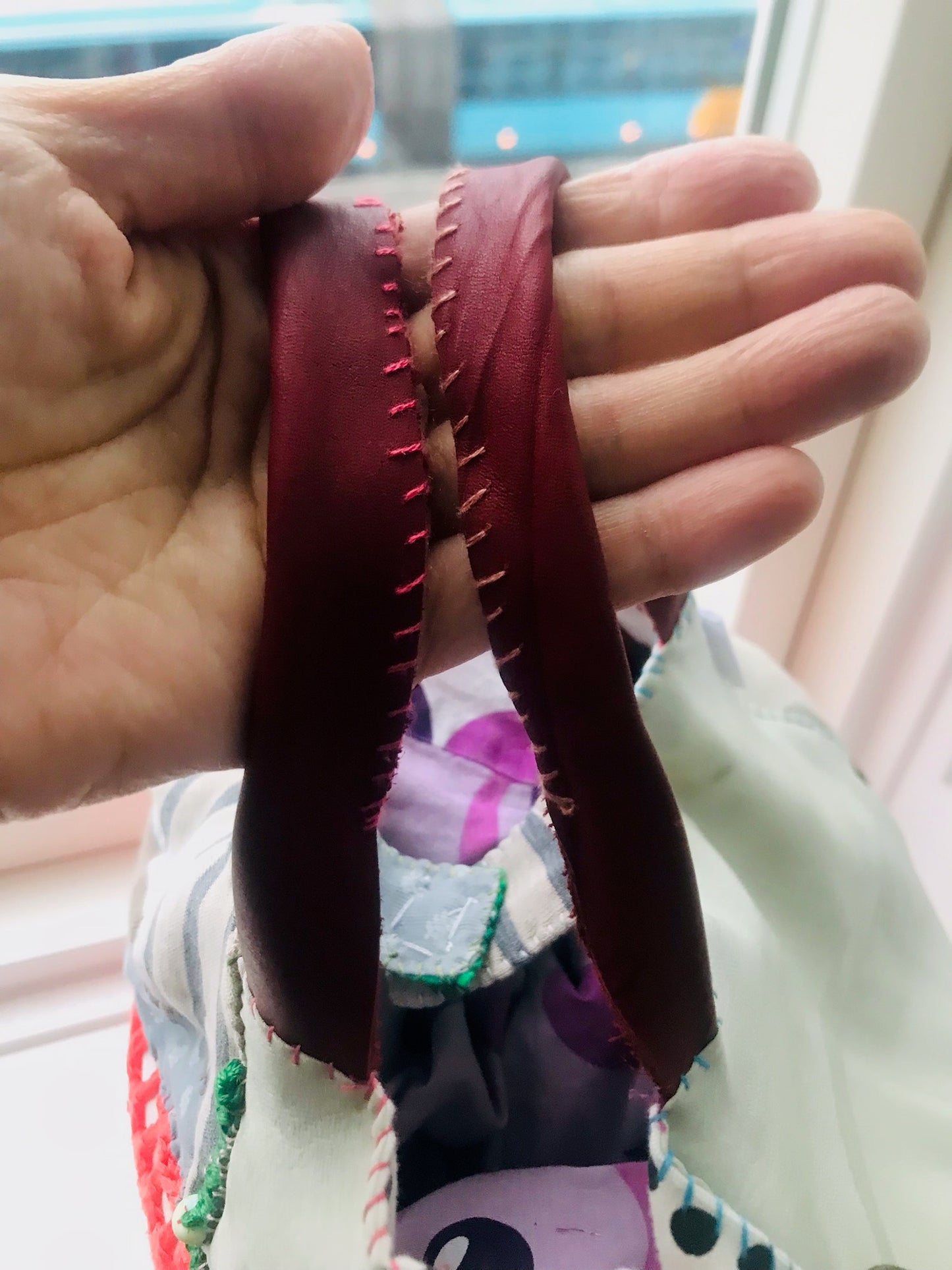 [Reserved items] Zhang Cassie's order Bag Hand-sewn bag Fabric Slow fashion Handmade 2127