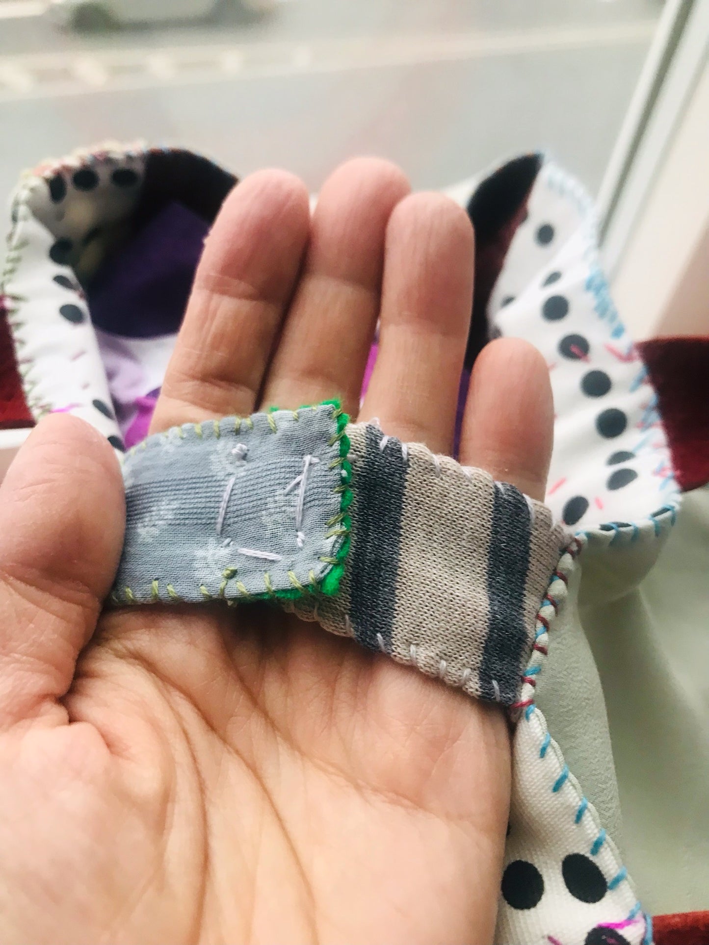 [Reserved items] Zhang Cassie's order Bag Hand-sewn bag Fabric Slow fashion Handmade 2127