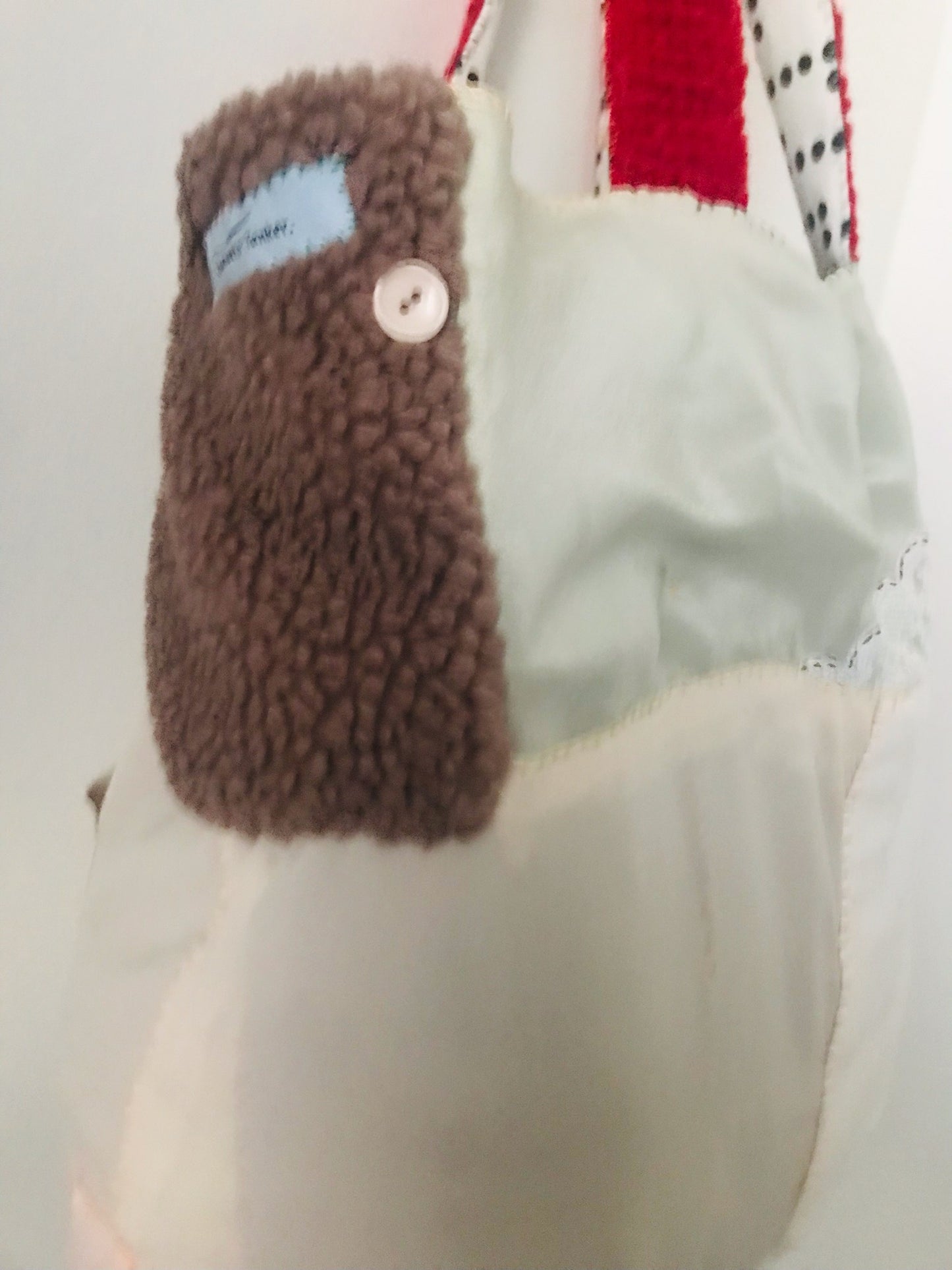 Bag Hand-sewn bag Fabric tote bag Slow fashion Handmade 2130