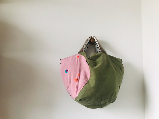 Bag Hand-sewn bag Fabric tote bag Slow fashion Handmade 2137