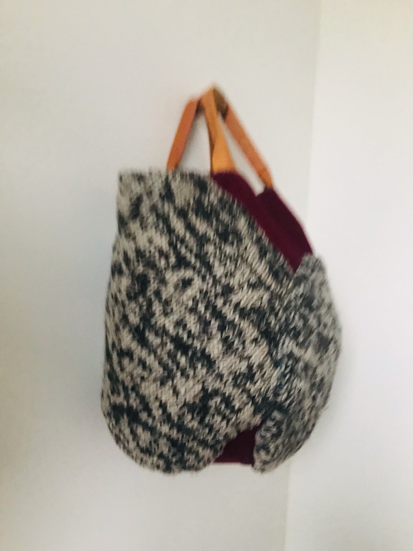 Bag Hand-sewn bag Fabric tote bag Slow fashion Handmade 2135