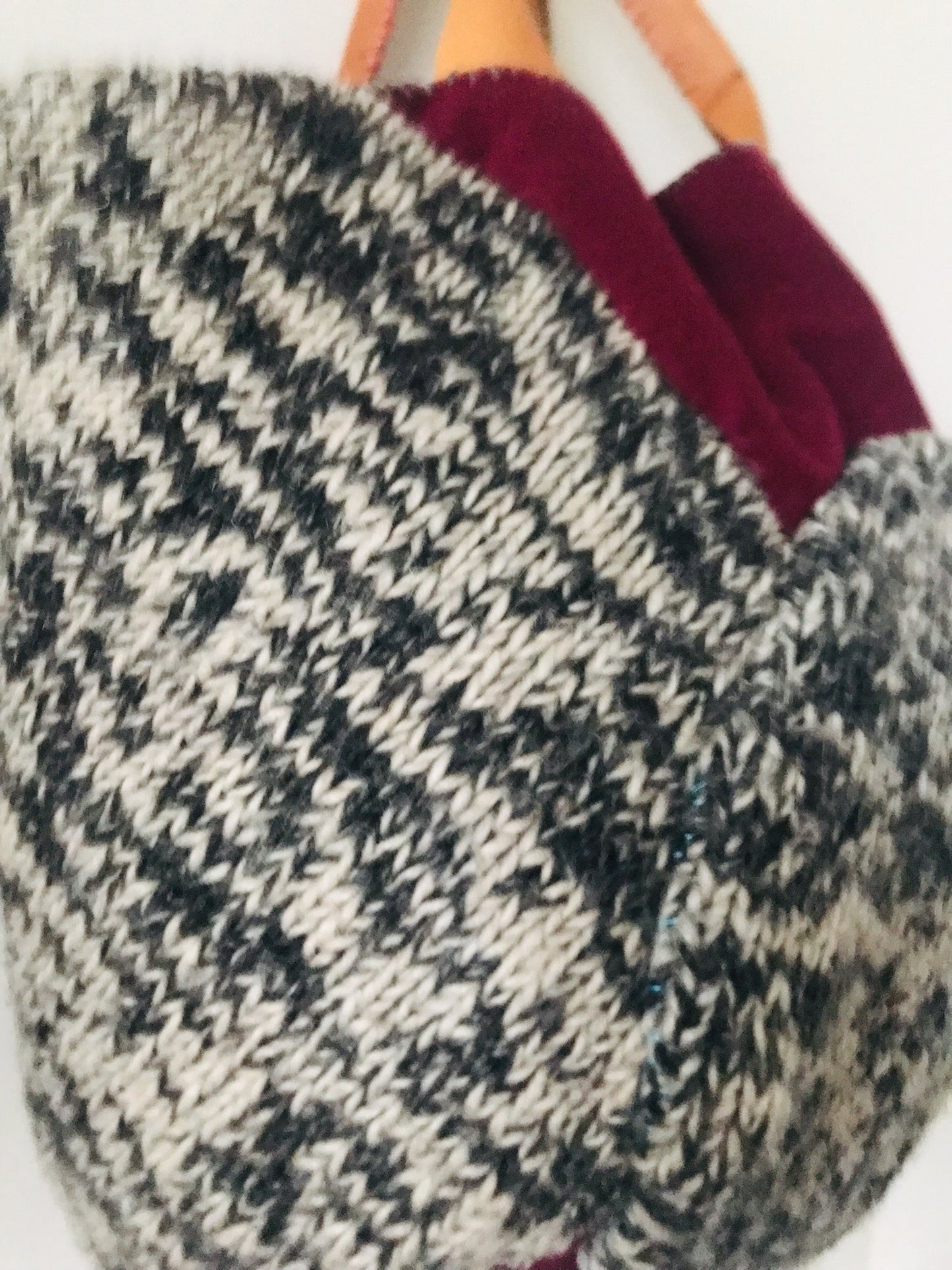 Bag Hand-sewn bag Fabric tote bag Slow fashion Handmade 2135