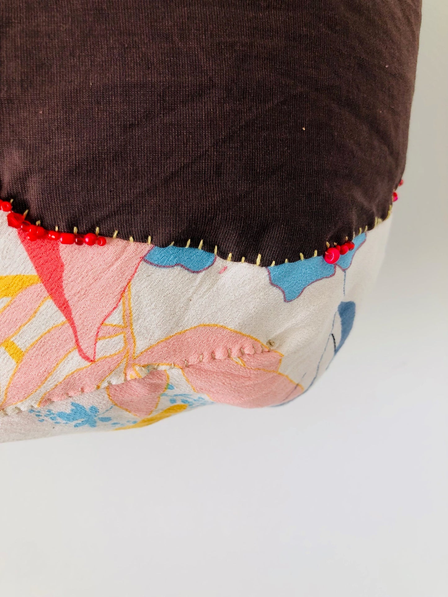 Bag 手縫いのバッグ　布製　トートバッグ　スローファッション　ハンドメイド　2167