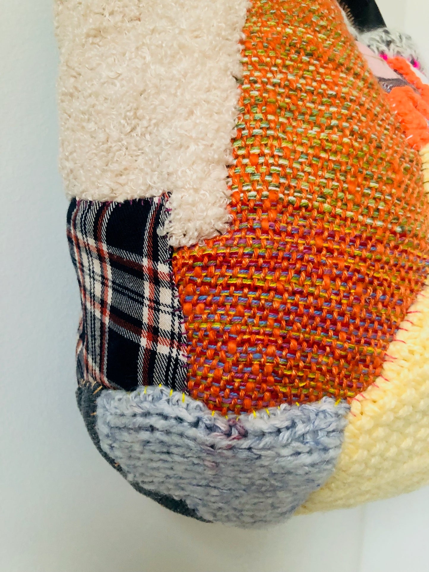 Håndsyet stoftaske Slow Fashion Håndlavet 2174