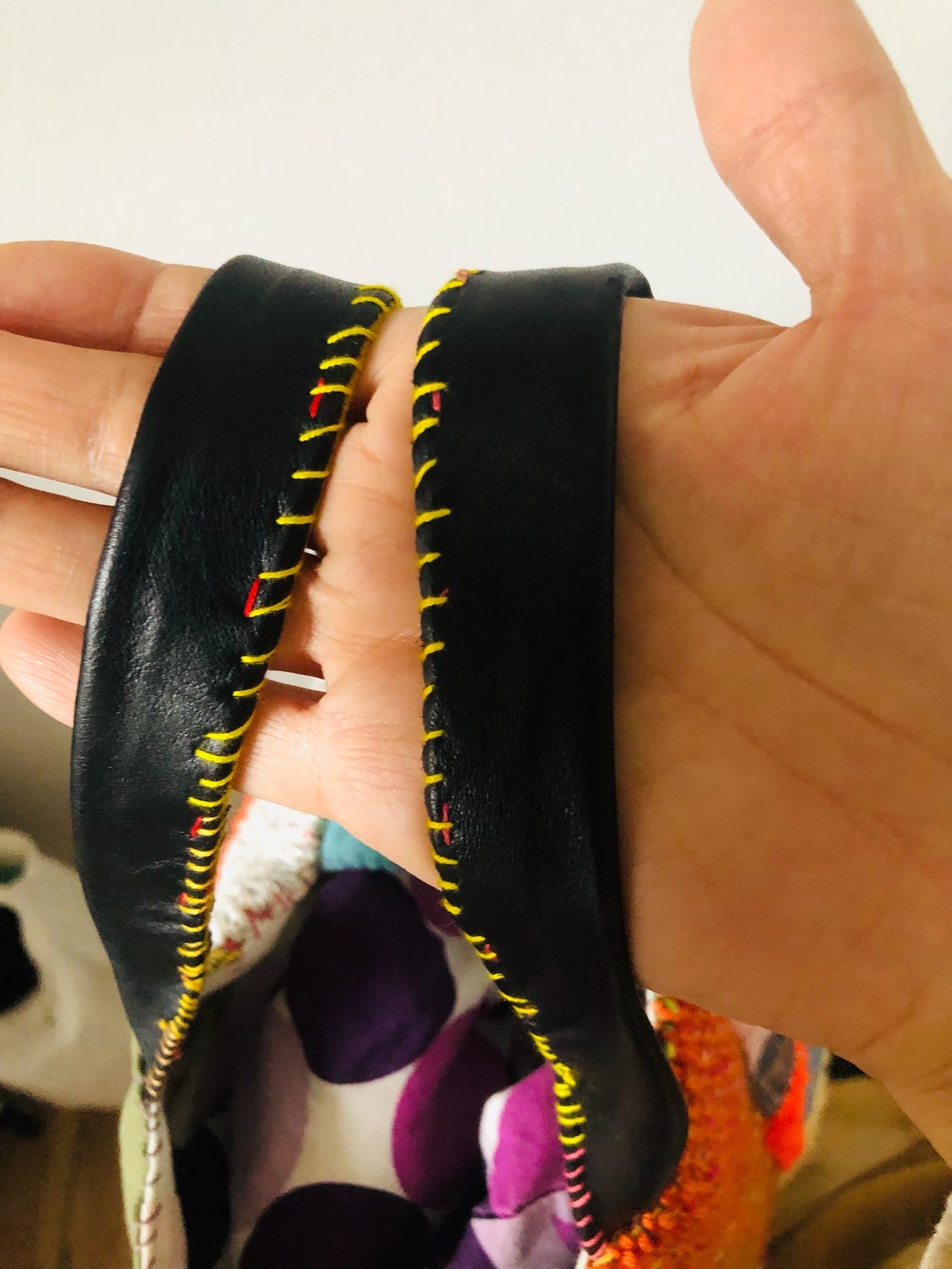 Håndsyet stoftaske Slow Fashion Håndlavet 2174