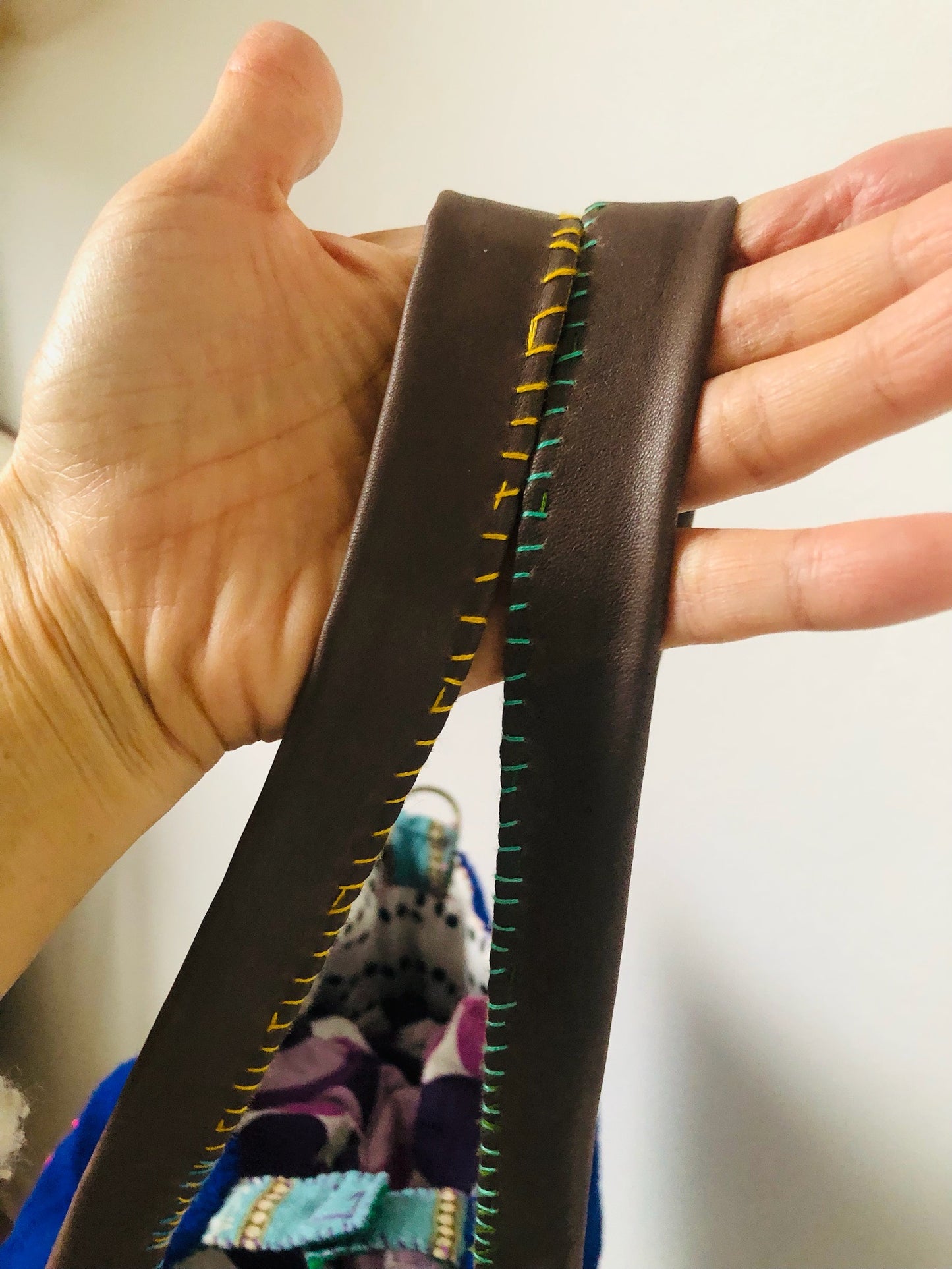 Bag Hand-sewn bag Fabric tote bag Slow fashion Handmade 2175