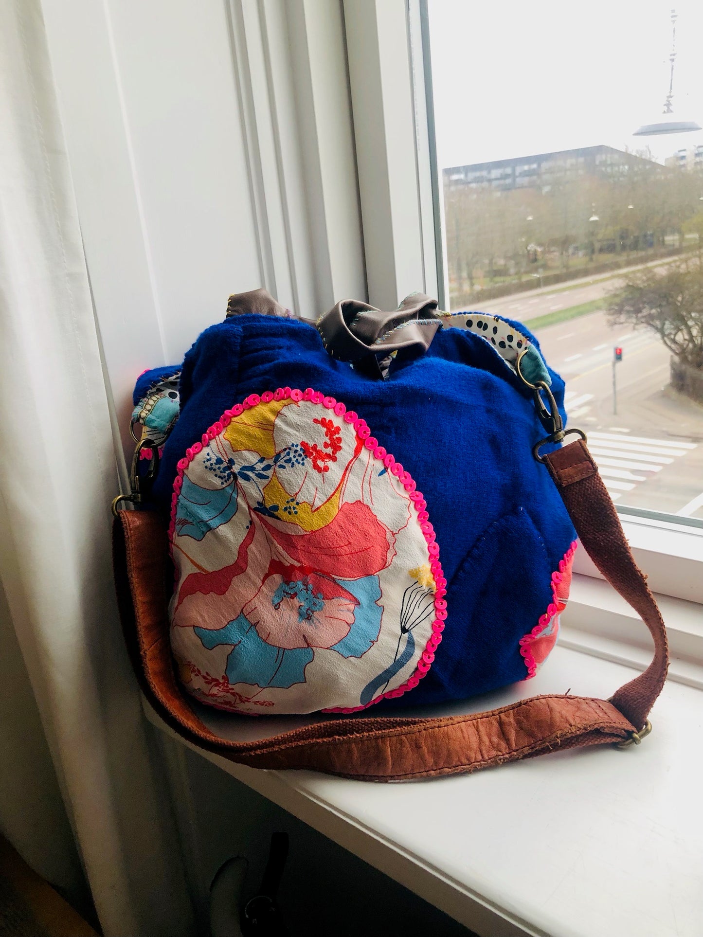 Bag Hand-sewn bag Fabric tote bag Slow fashion Handmade 2175