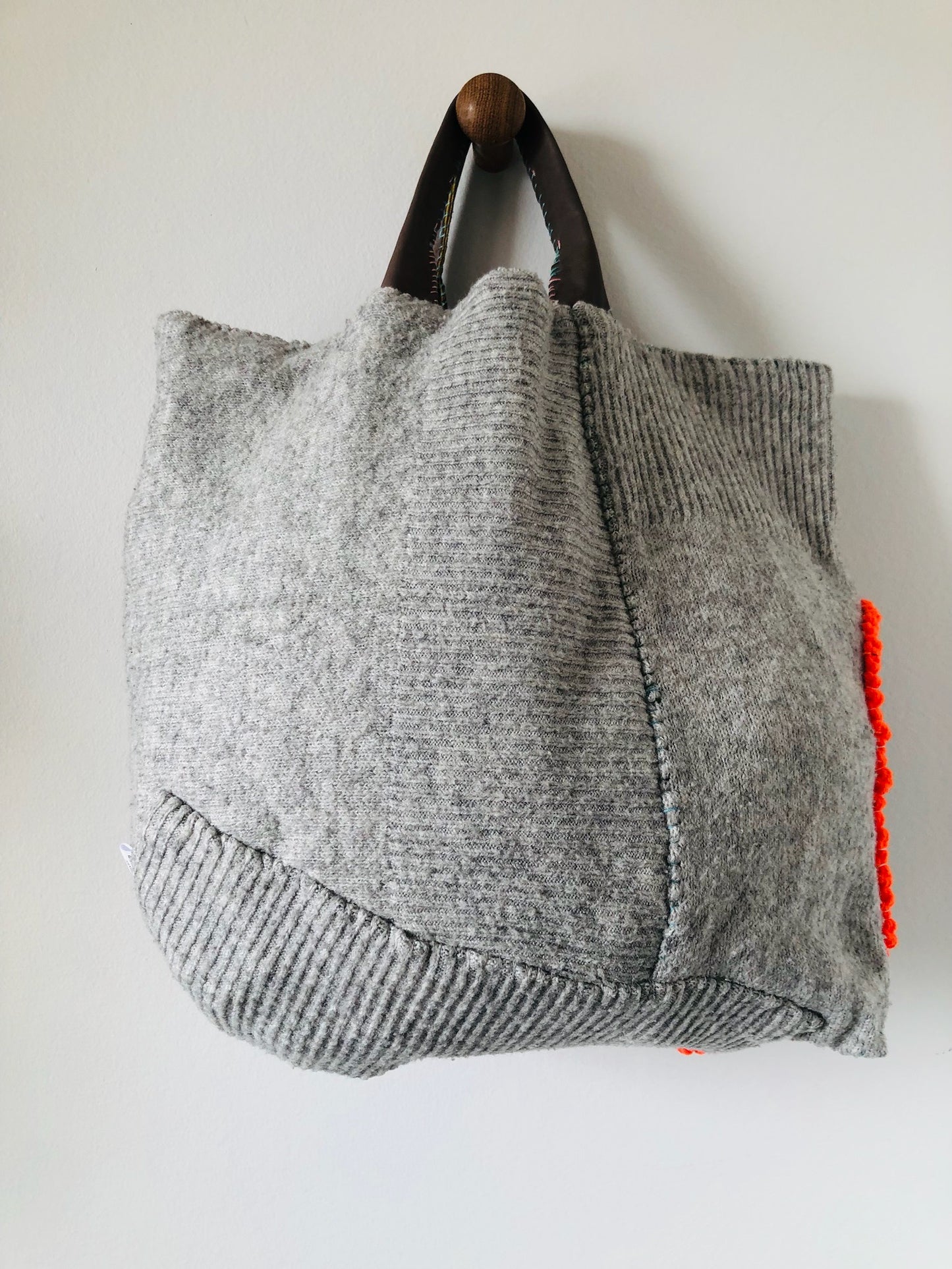 Håndsyet stoftaske Slow Fashion Håndlavet 2184