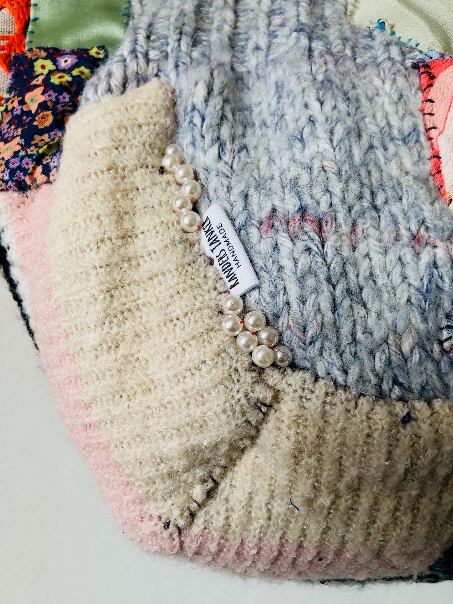 Håndsyet stoftaske Slow Fashion Håndlavet 2185